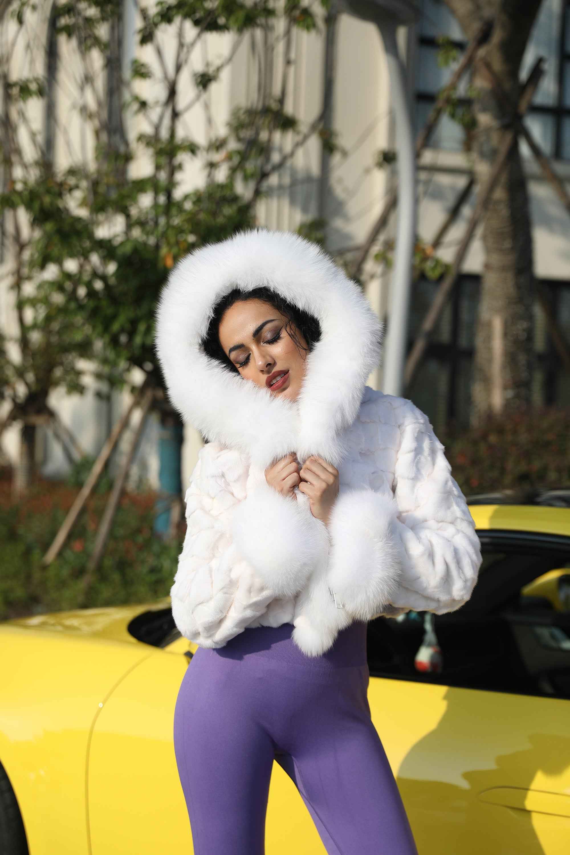 Wrap Yourself in a Whisper of Winter: The Ultimate Fox Fur Coat ❄️ - Janefur