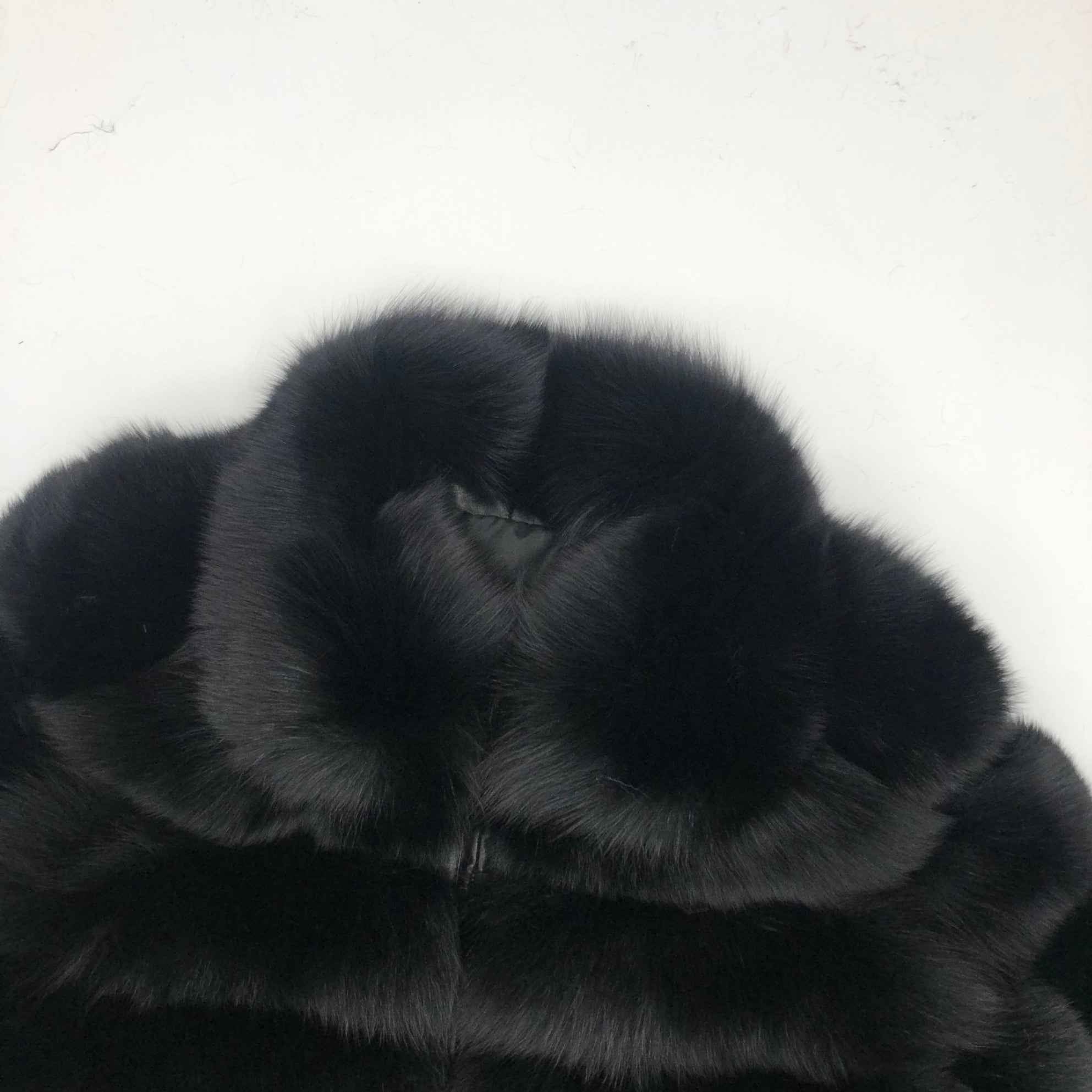 Women's Five Sections Zipper Fox Fur Coat Winter Coat