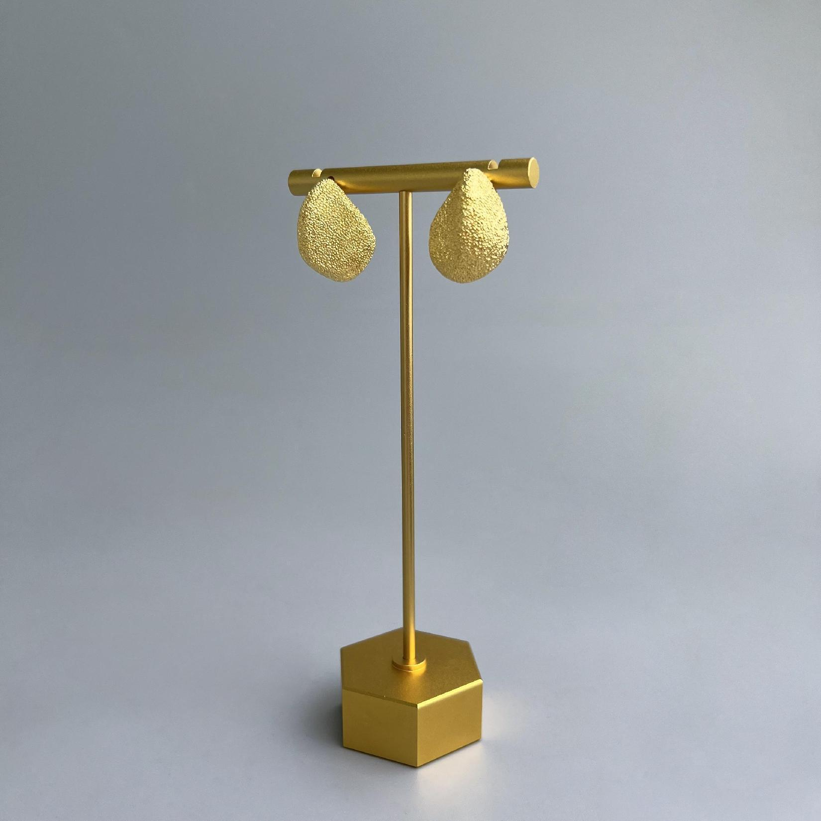 Irregular Water Drop Stud Earrings Sophisticated and Elegant Earrings F Water Drop Earrings