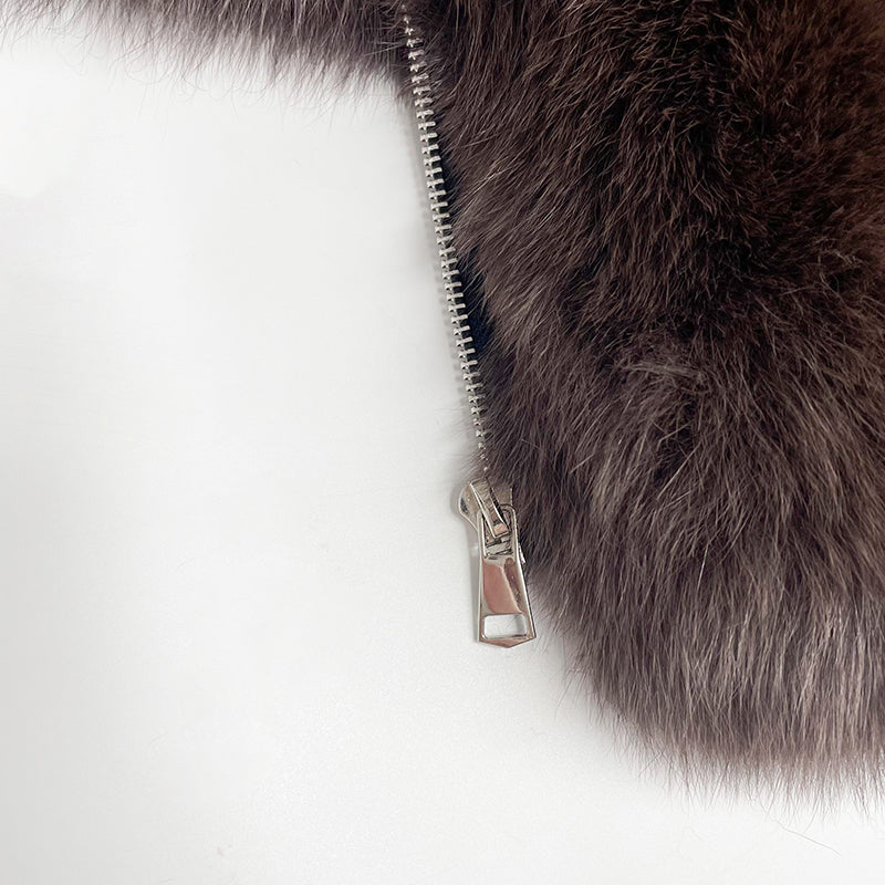 Real Fox Fur Women's Fashion Shawl
