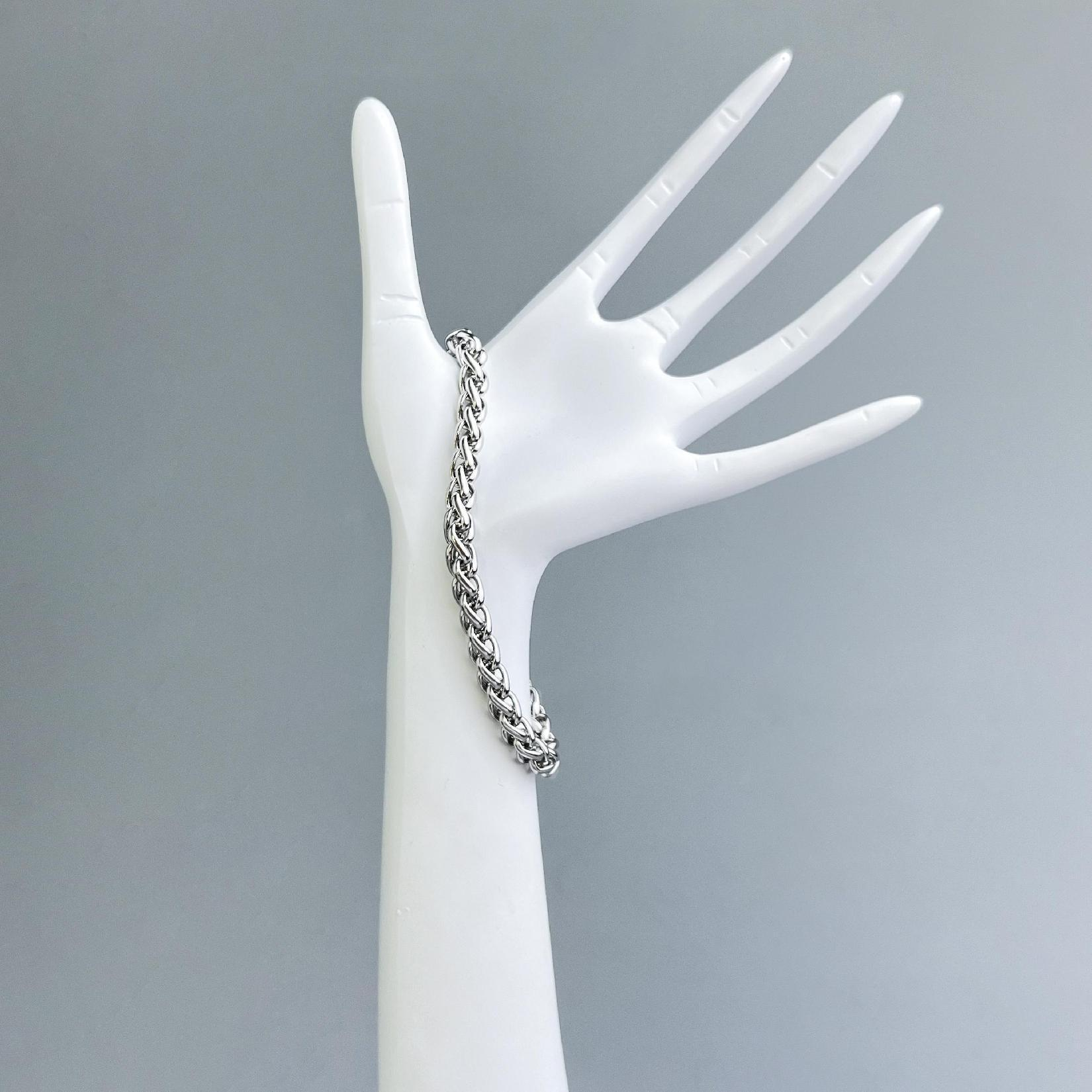 Euro-American Cuban Necklace with Whip Chain Trendy Hip-Hop Style Bracelet Versatile Accessories