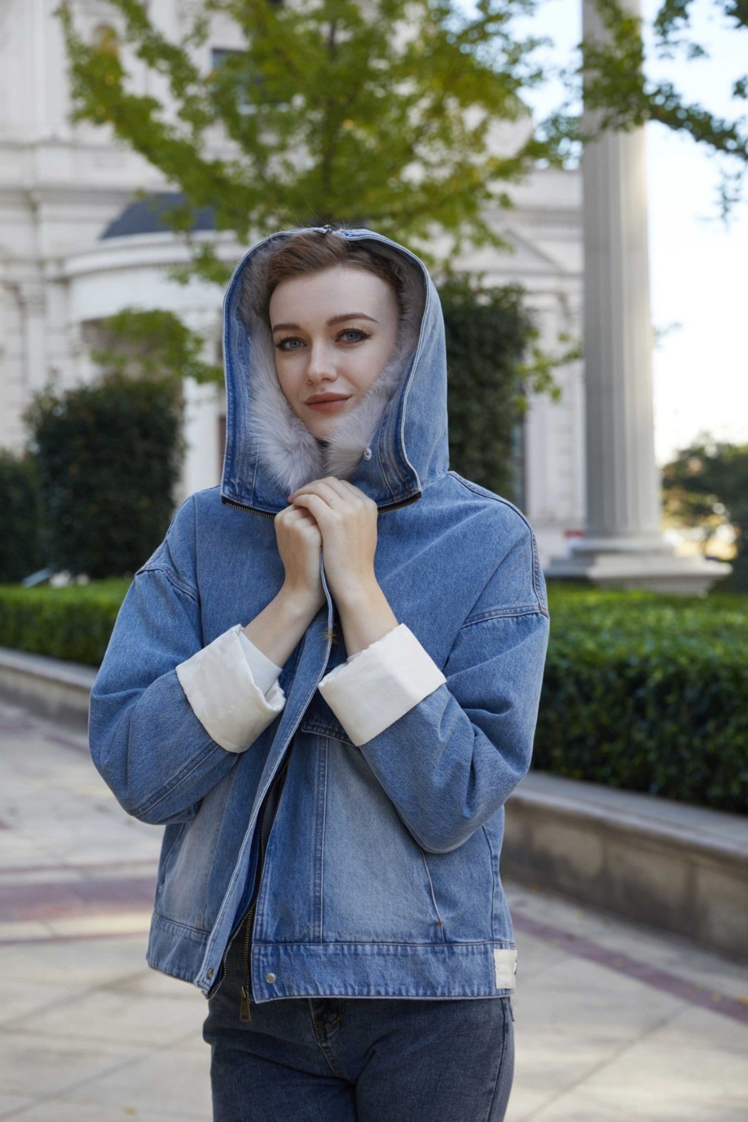 Women's Winter Archangel Denim Down Inner Warm Jacket