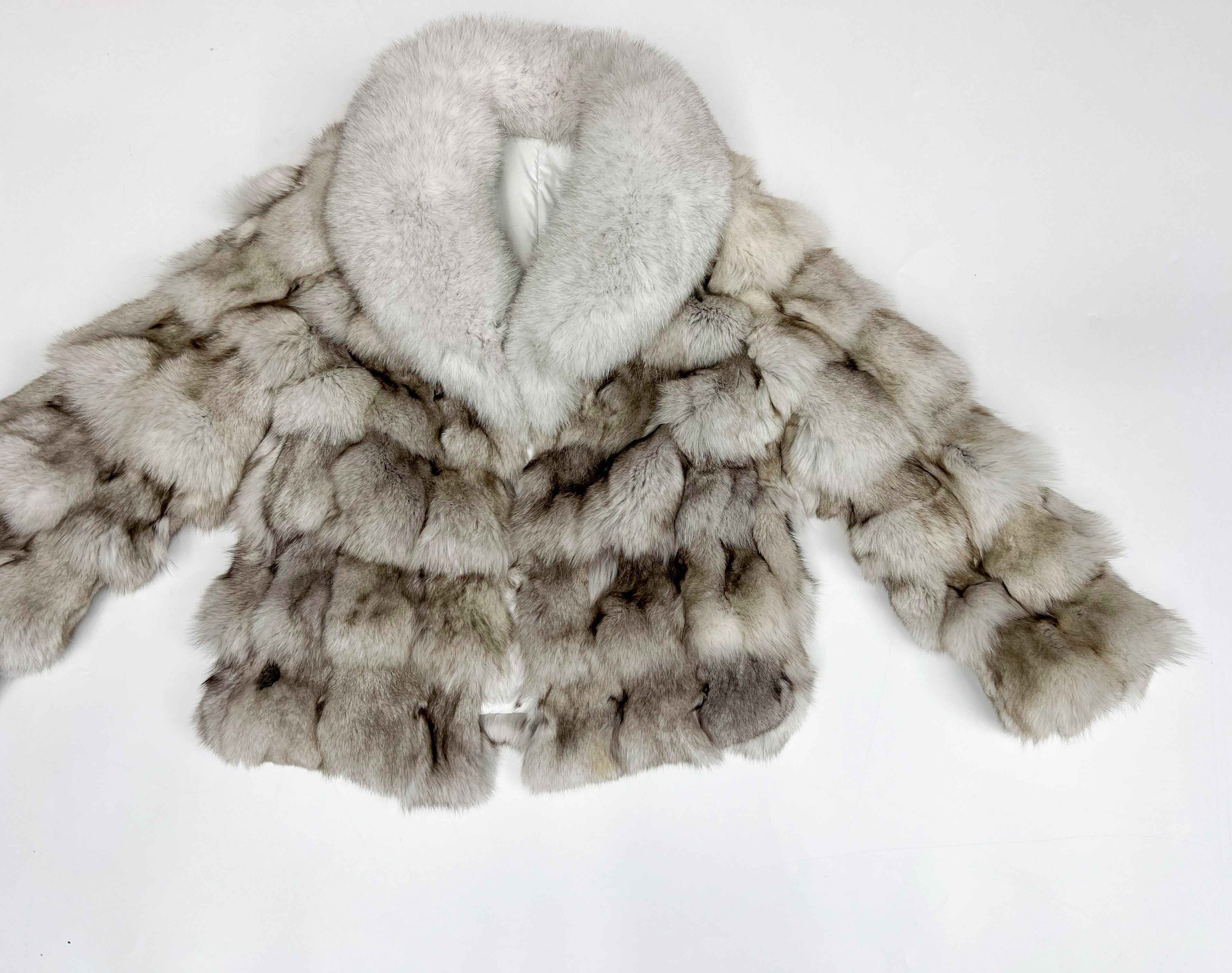 Women's Luxury Fox Fur Head Hair Coat - Party Essential Elegant Winter Fashion Outerwear
