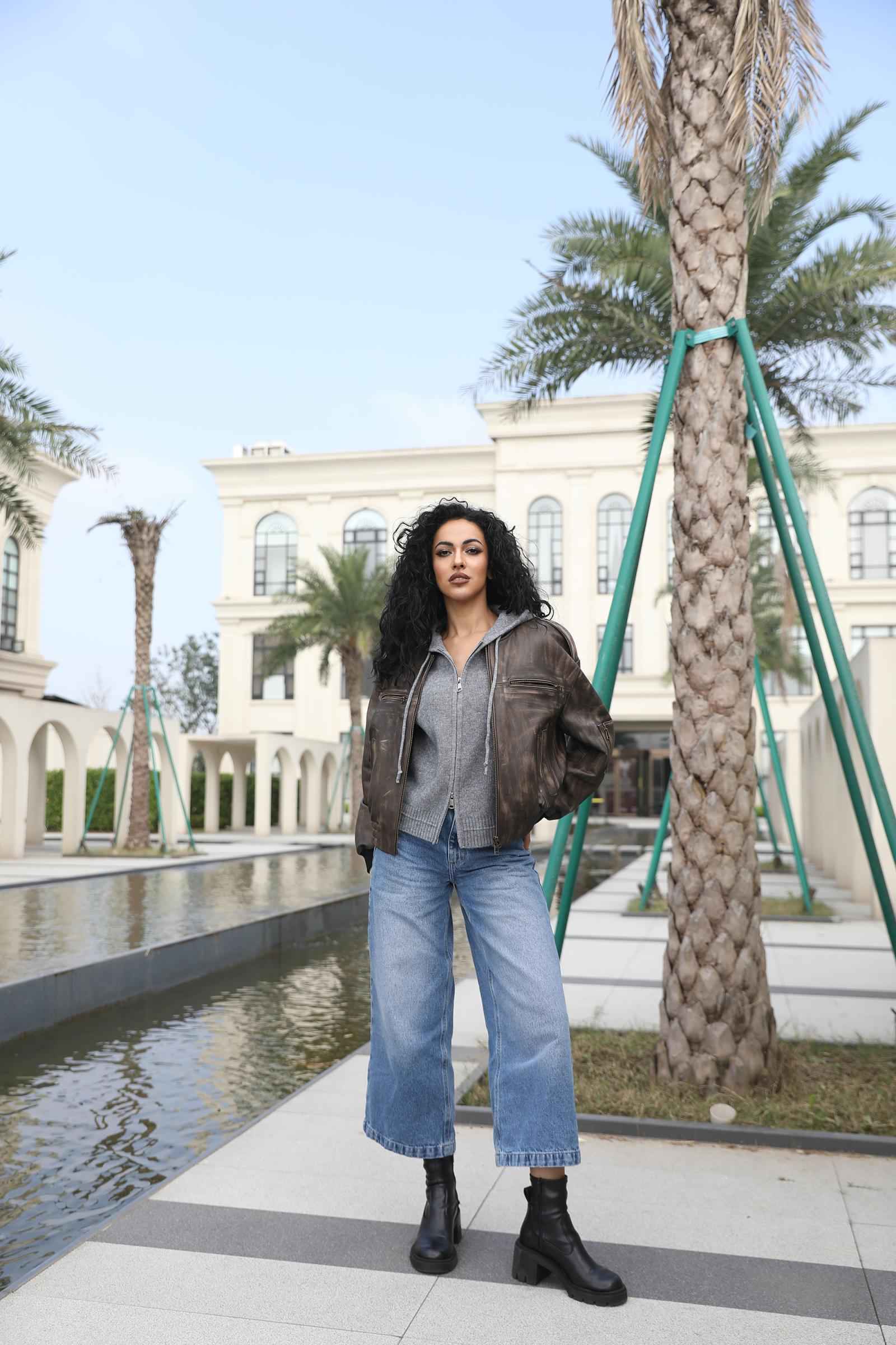 Leather Baseball Jacket Fashion Casual Jacket for Men and Women