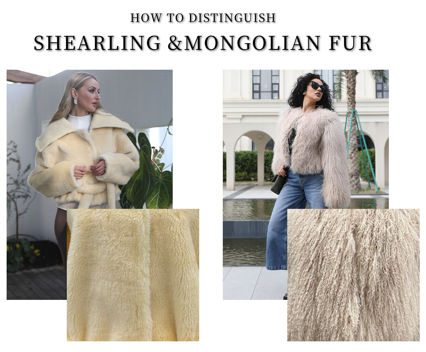 Mongolian Lamb Fur vs. Tibetan Lamb Fur vs. Shearling: Material Comparison for Buyers