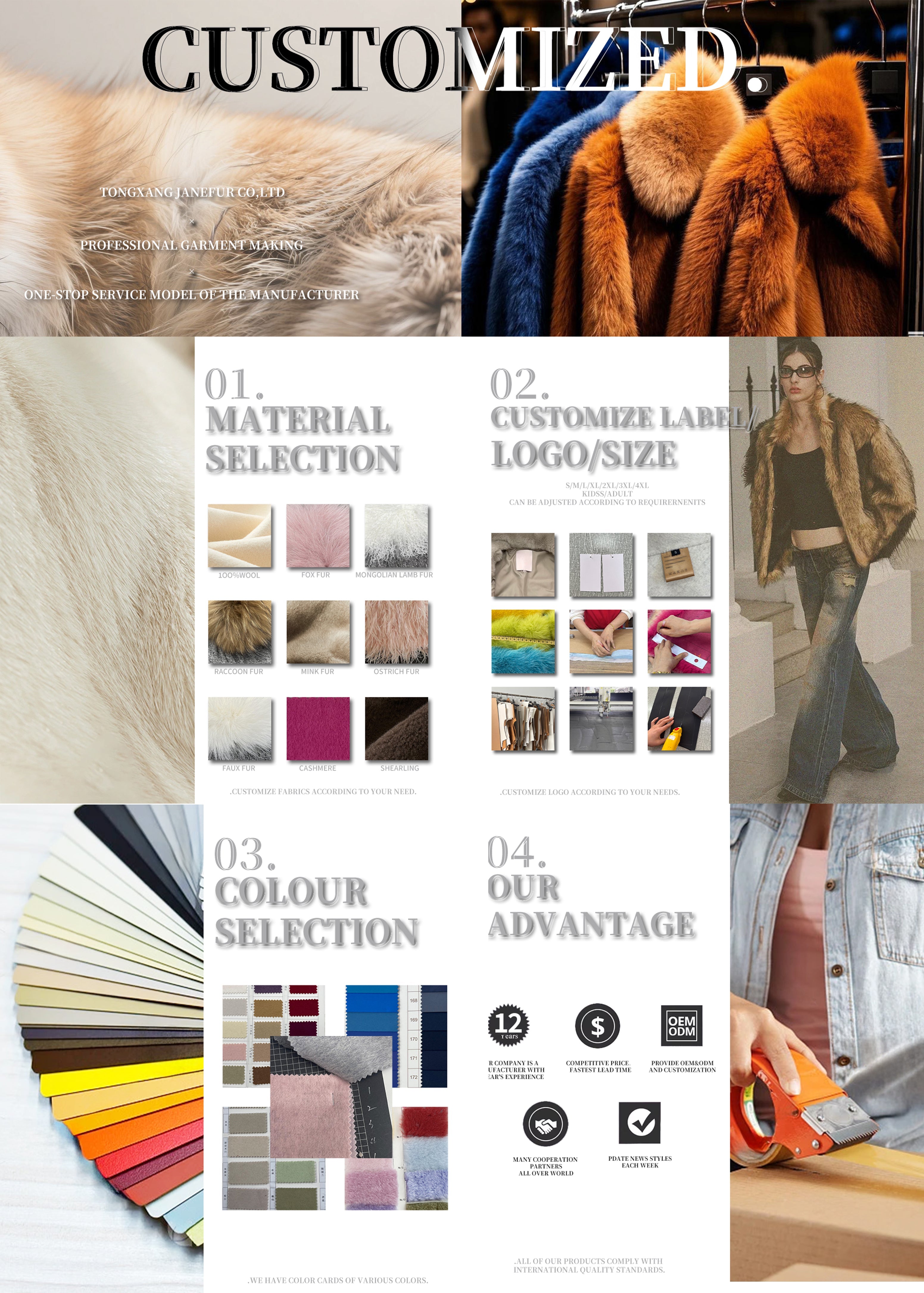 Branding Customization Guide: How to Add Your Logo on Fox Fur Coats?