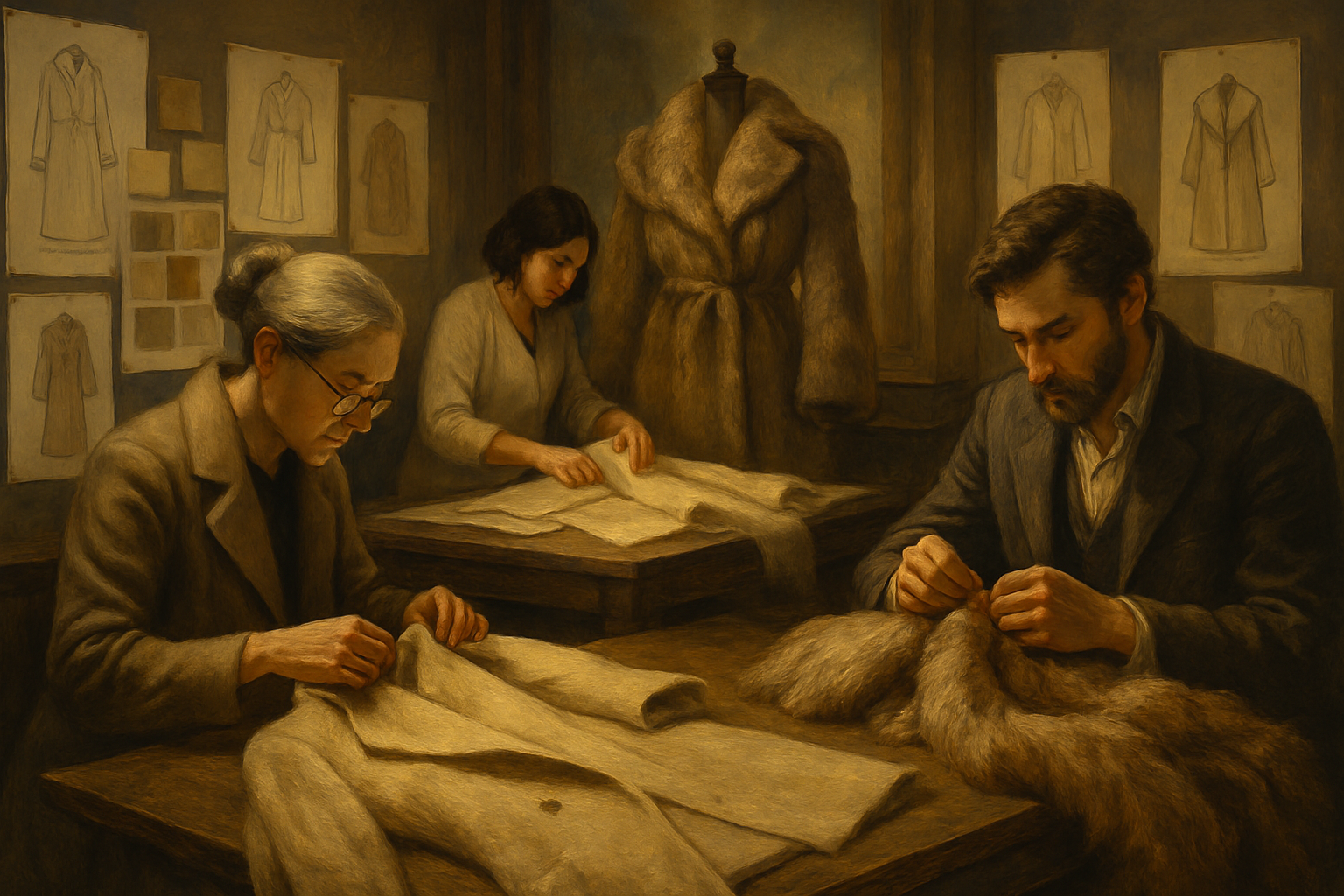 From Sketch to Splendor: The Unseen Journey of Luxury Fur and Wool Outerwear