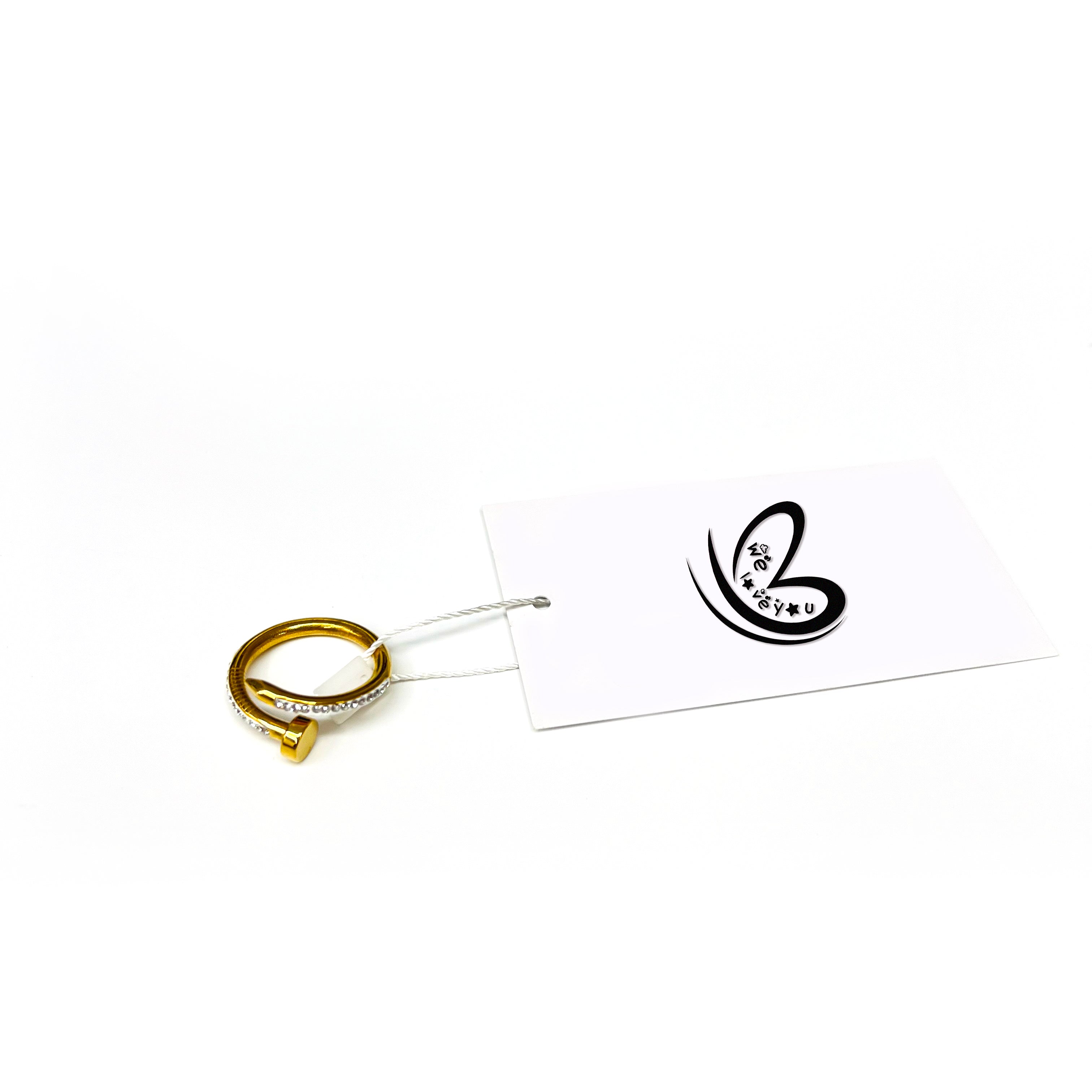 Fashion New Nail Ring Couple Ring - Janefur