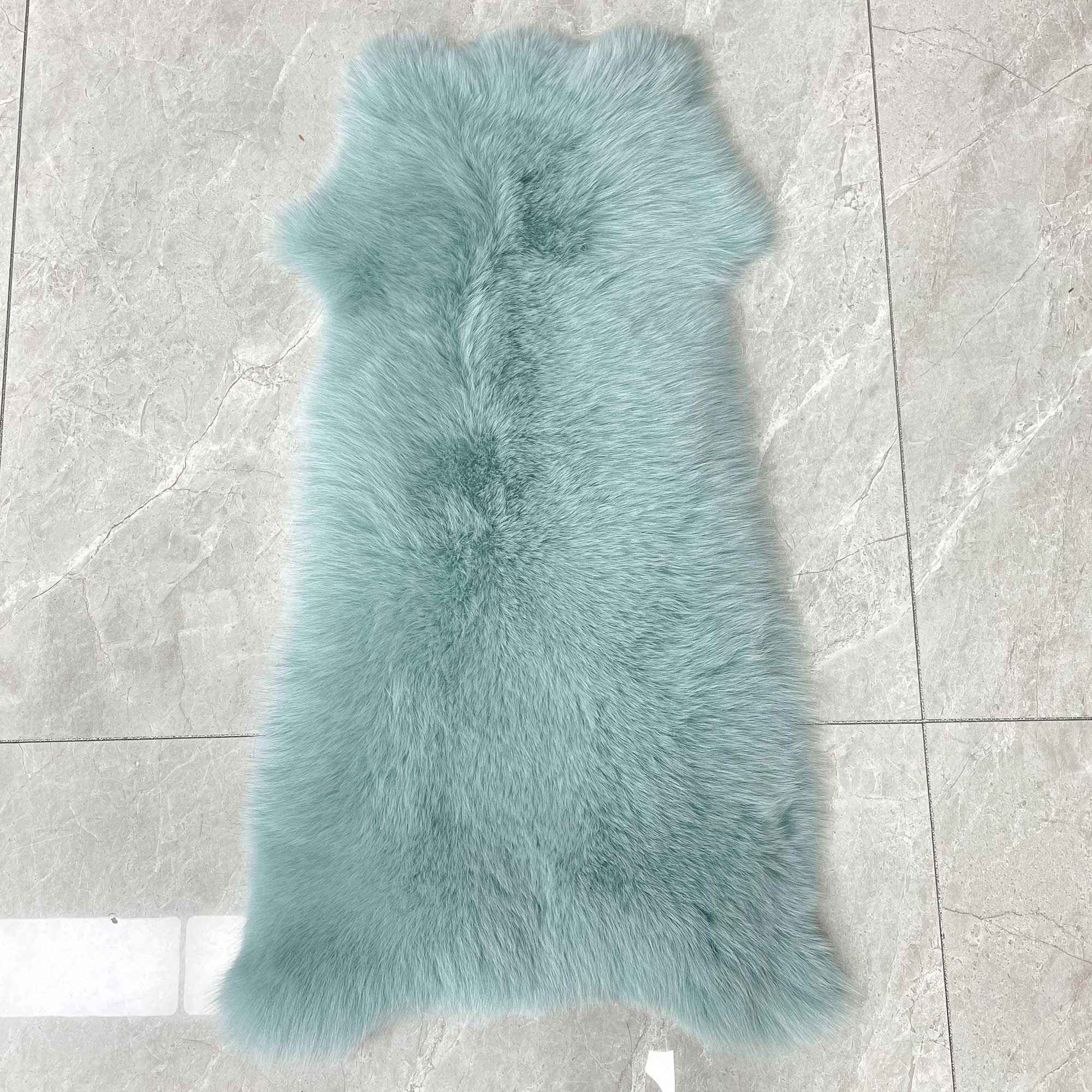 Factory Wholesale Solid Color Womens Fox Fur Thick Coat with Hood - Janefur
