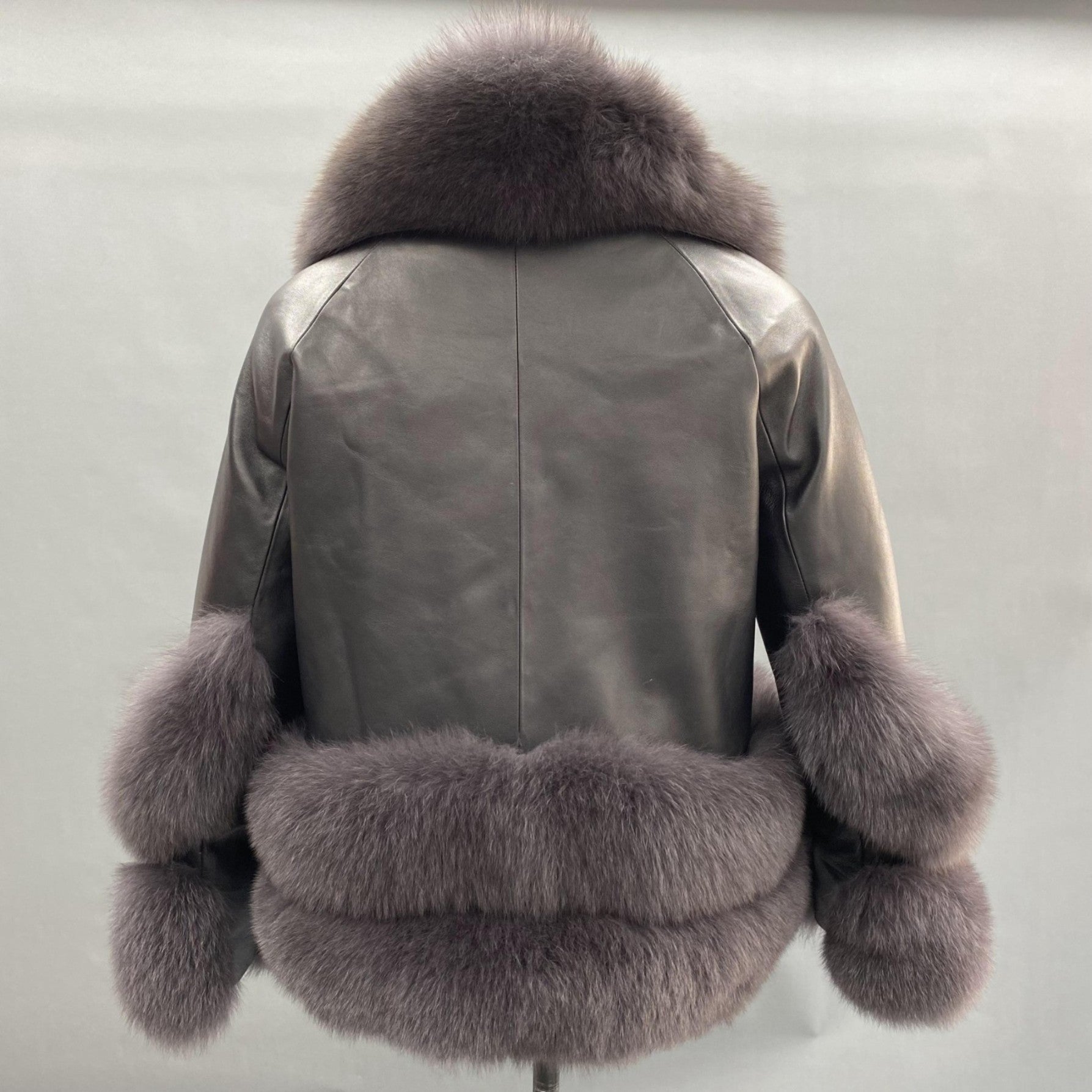 Women's Fox Fur Lapel Down Inner Jacket - Janefur