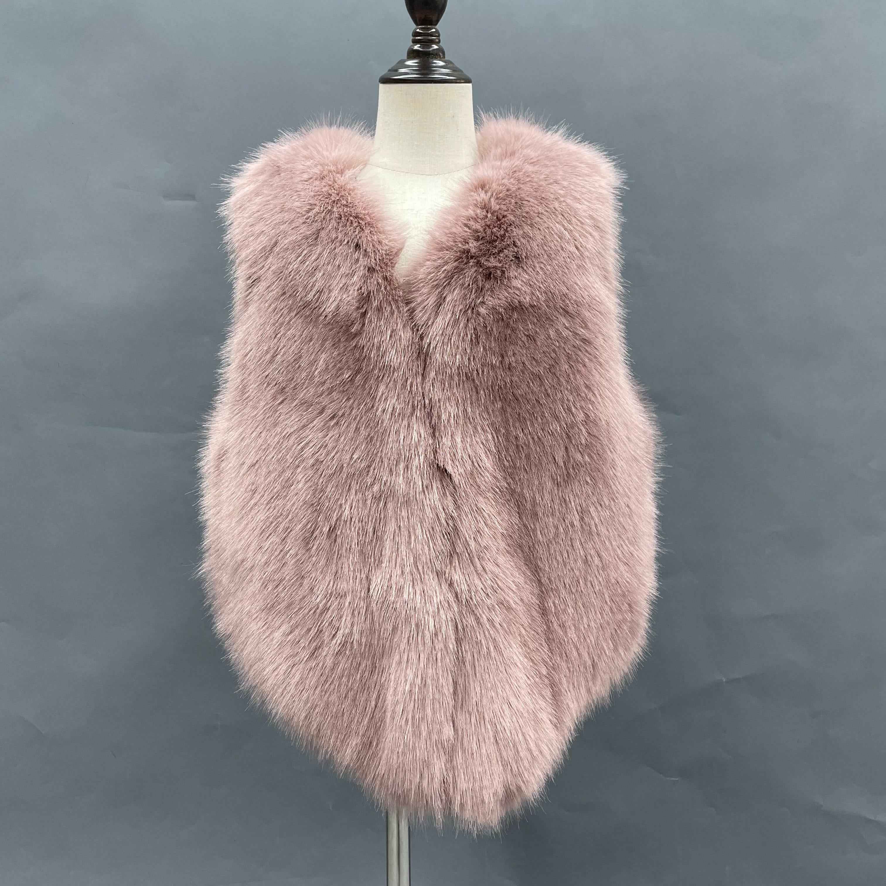 Baby Autumn Winter Vest Waistcoat Children Fur Vest Boys Girls Kids Faux Fur Vest