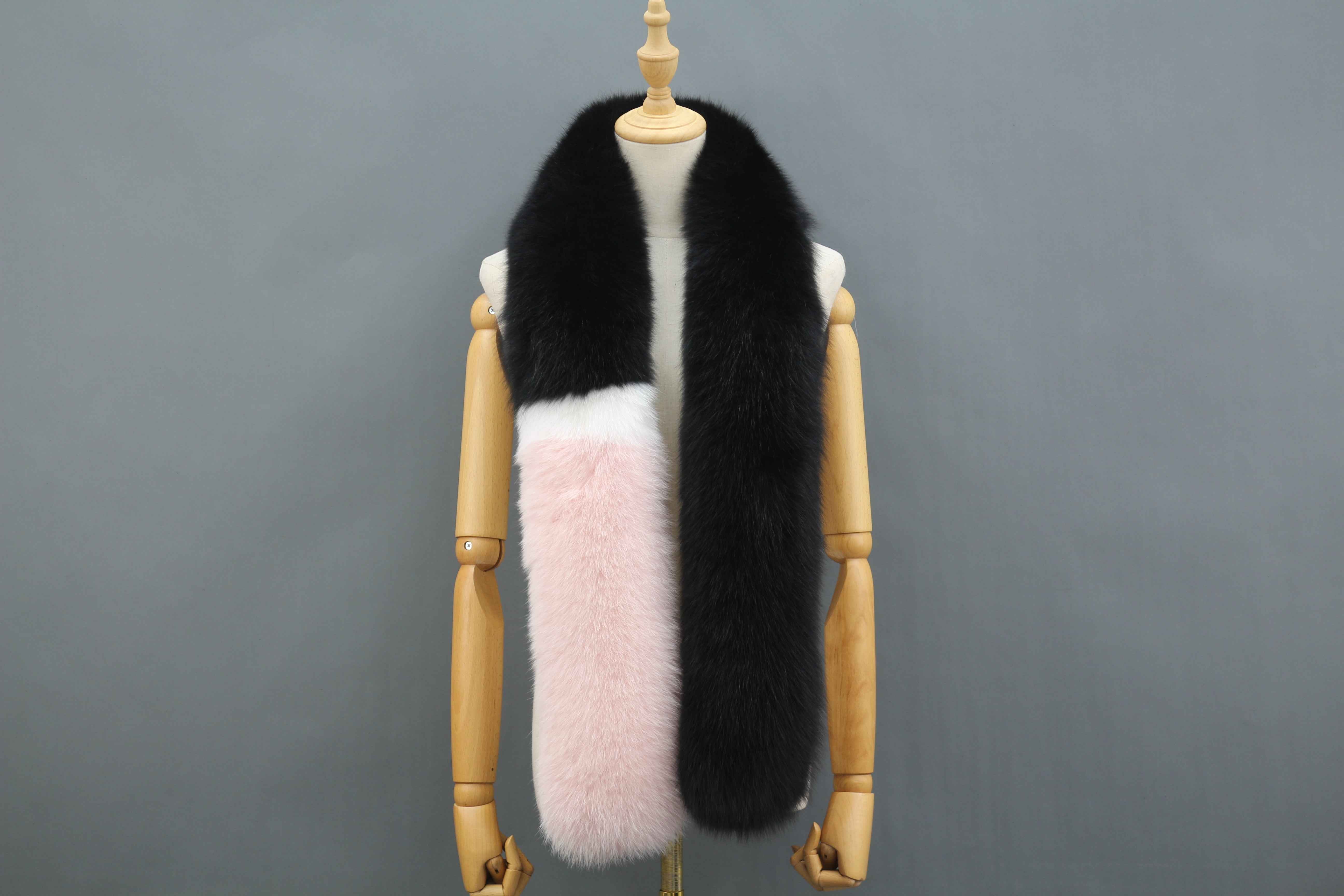 Women's Luxurious Fox Fur Scarf - Winter Fashion Accessory