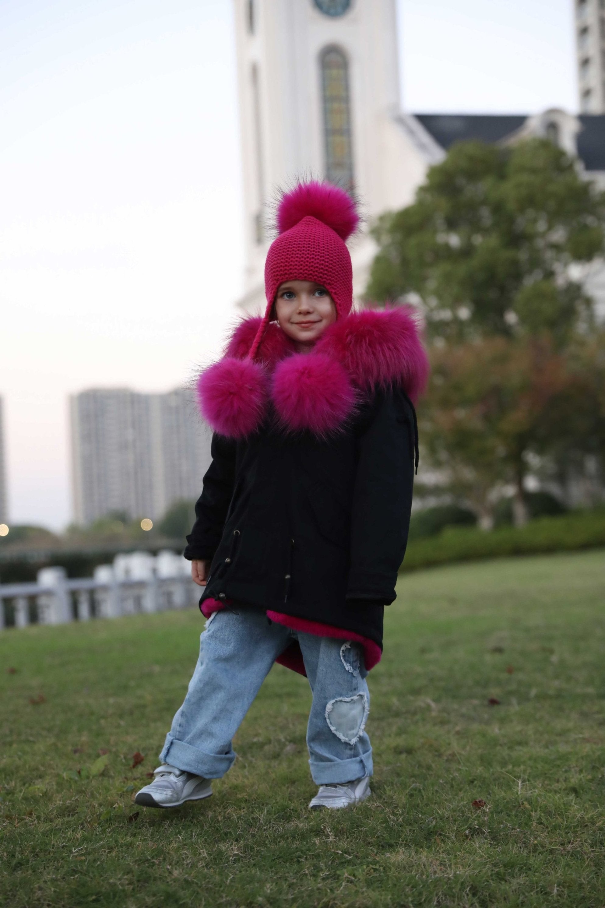 Kid's Windproof and Warm Trendy Parka - Janefur