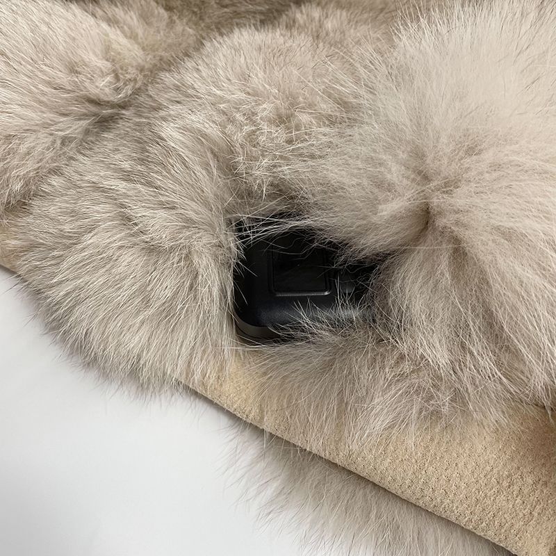 Winter Women Fox Fur Gilet Warm Long Soft Comfortable Outwear Vest For Female - Janefur