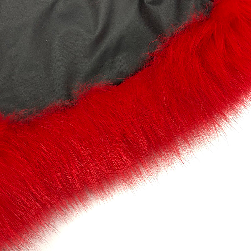 Fashion Short Genuine Fox Fur Coat Women's Winter Hooded Jacket - Janefur
