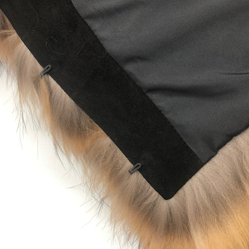 Fashion coat winter natural raccoon fur hooded short women's jacket - Janefur