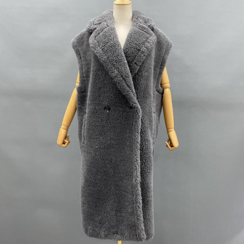 Long Style Teddy Vest - Janefur