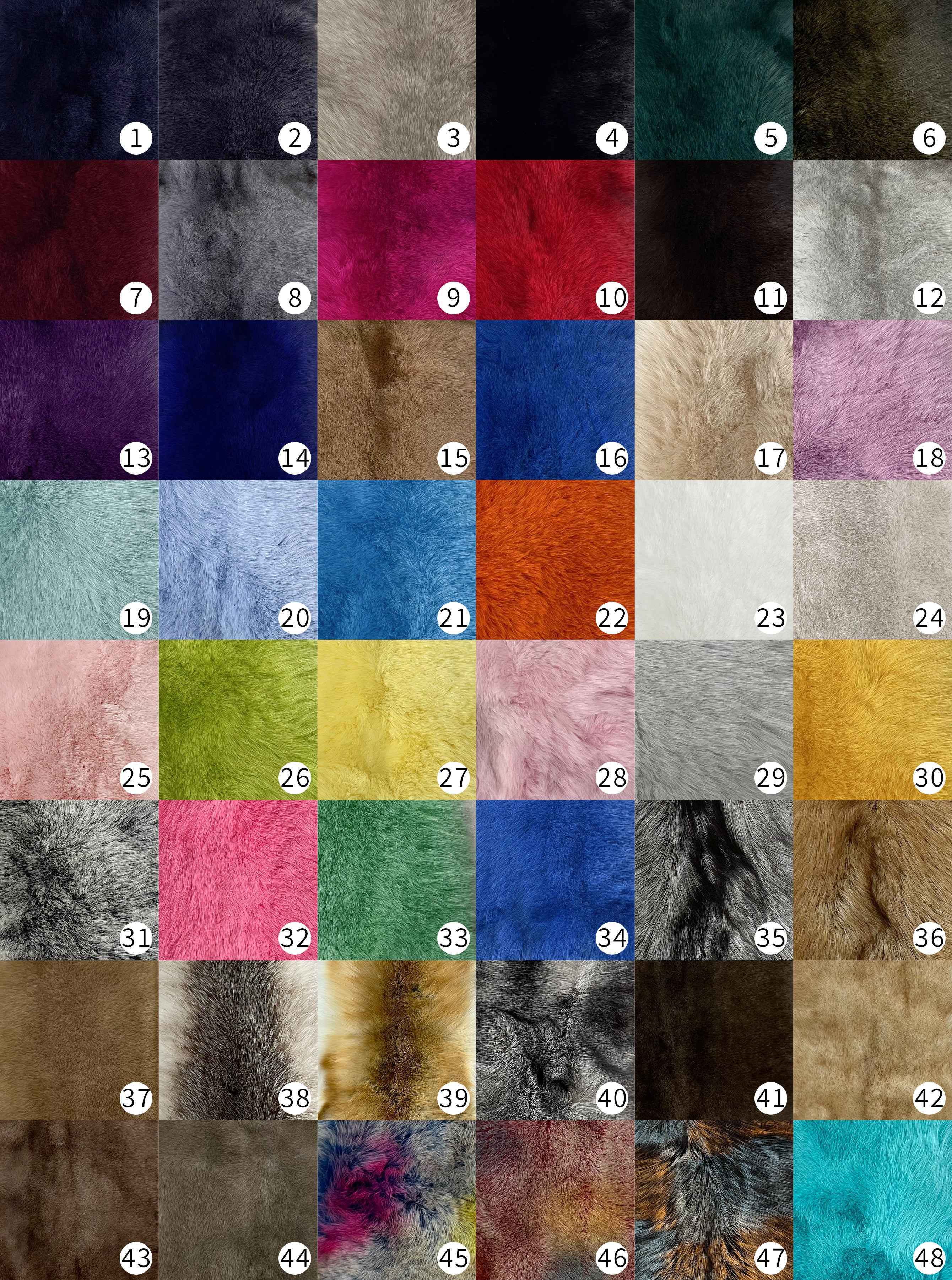 Janefur Fashion Luxury Ladies' Red & Silver Fox Fur Diagonal Stripe Short Coat Factory Wholesale #3 Other Colors (Contact us for more details)