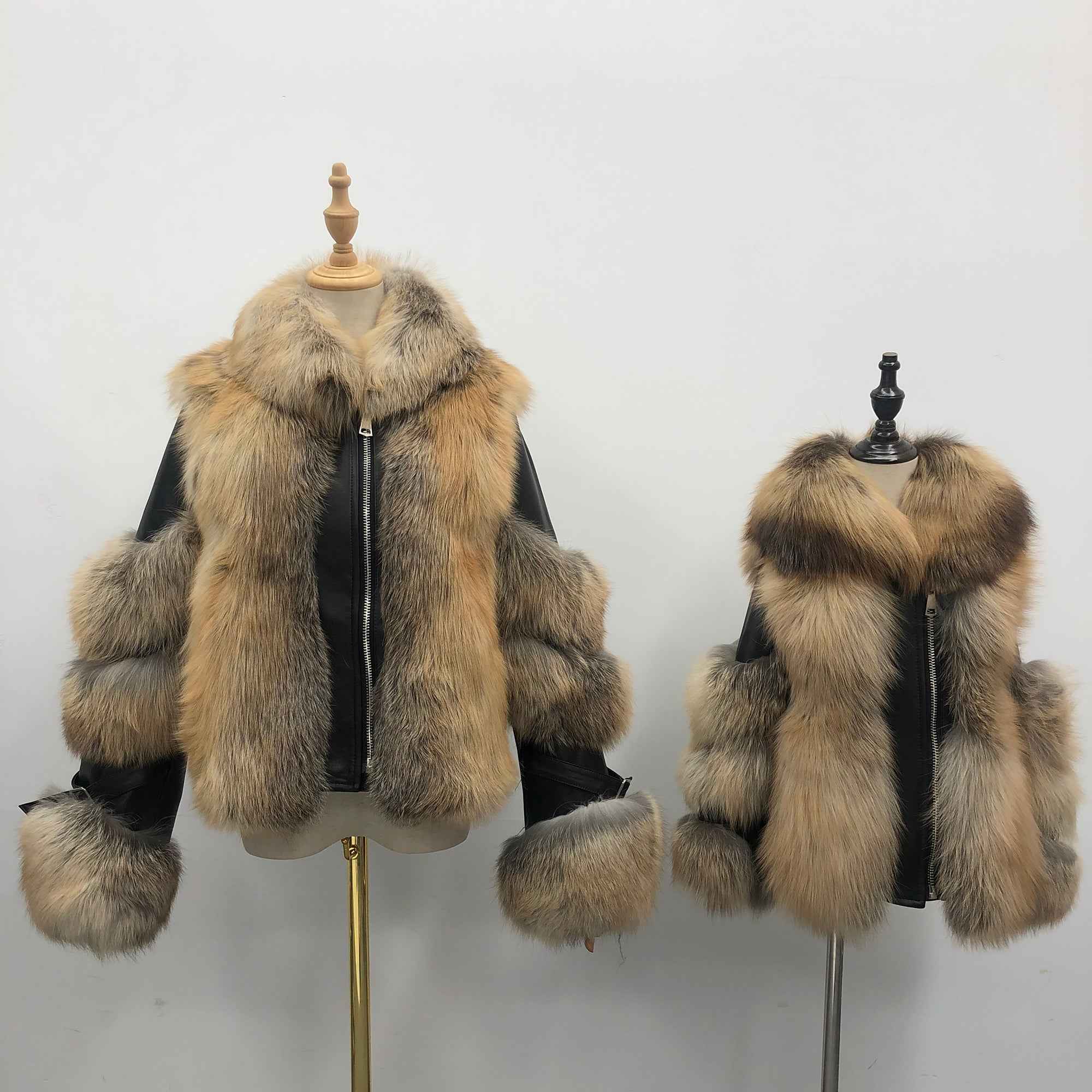 High Quality Winter Child Clothes Kid Real Fur Jackets Warm Genuine Sheepskin Kids Fox Fur Coats