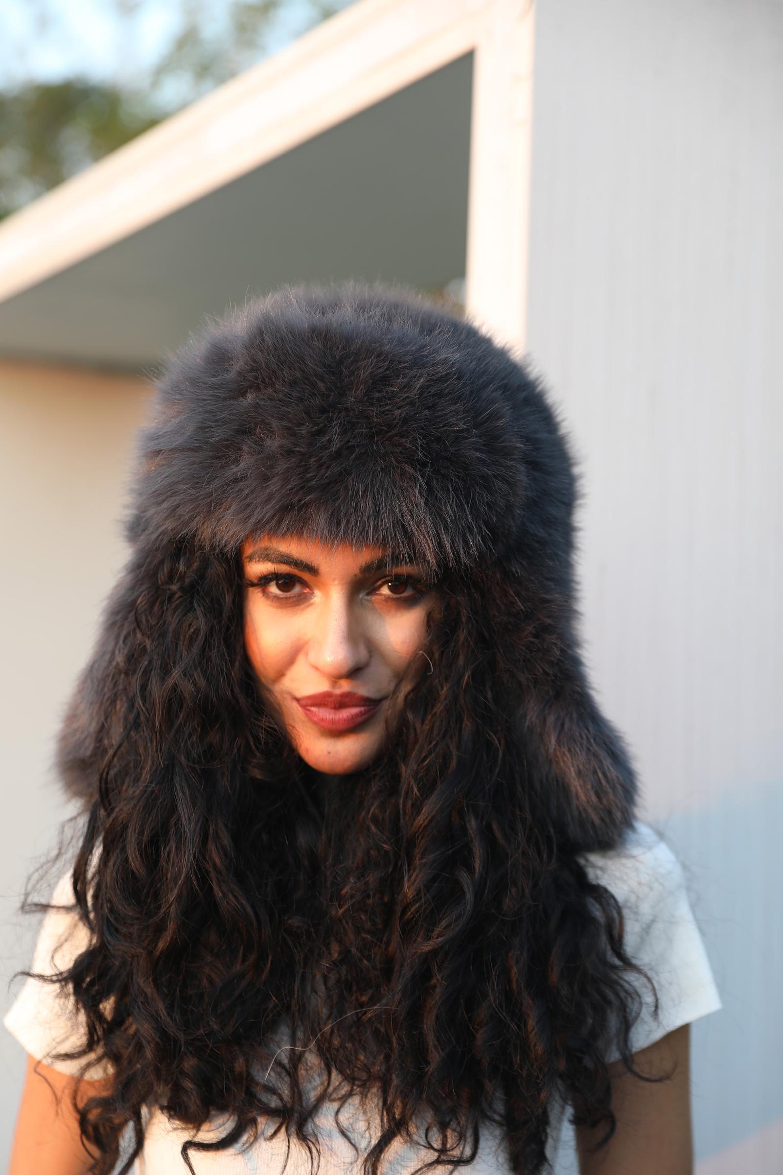 Eco-Friendly Fur Ushanka Trendy Warm and Windproof Hat - Janefur