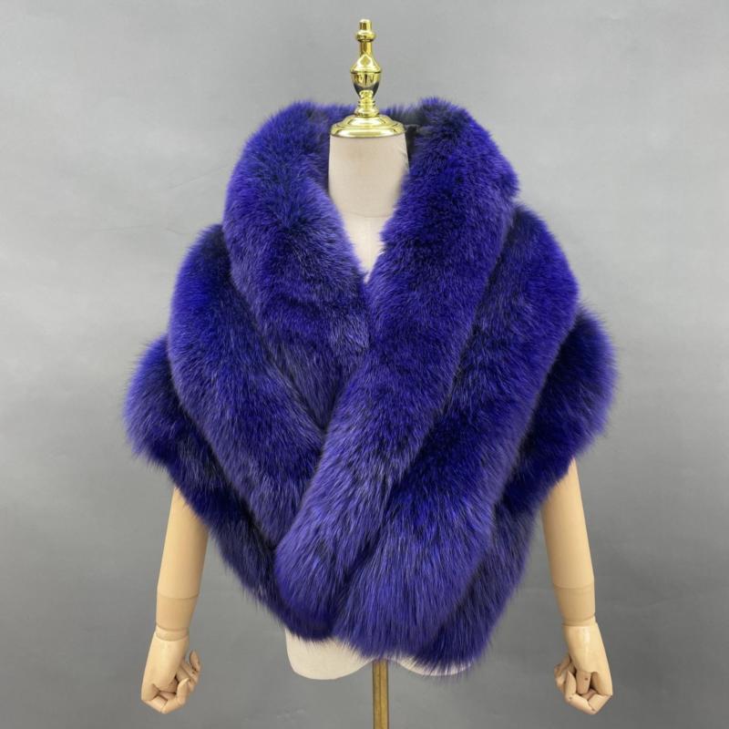 Three-Section Horizontal Stripe Cape - Janefur