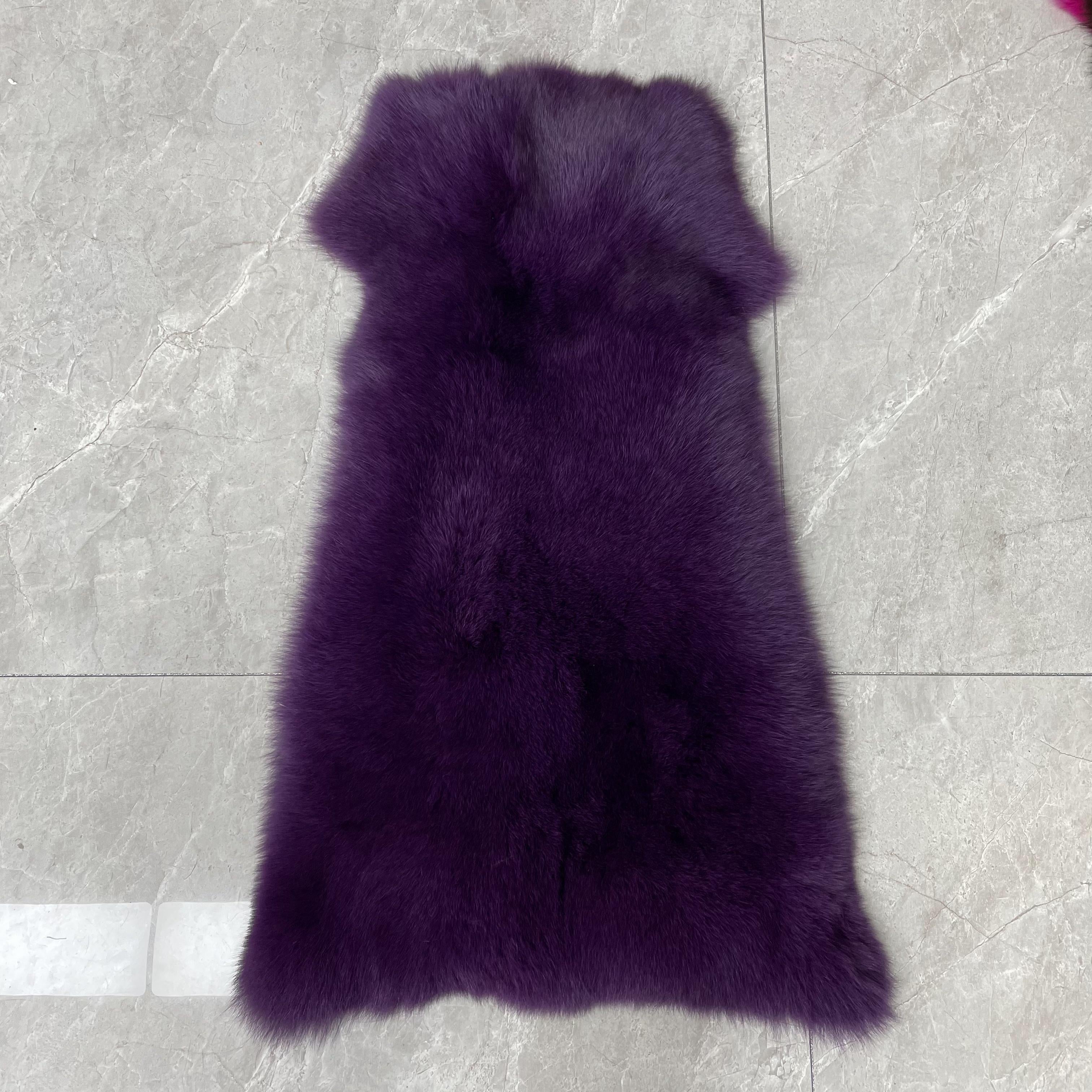 Women's Real Fox Fur Double-Sided Fashion Vest