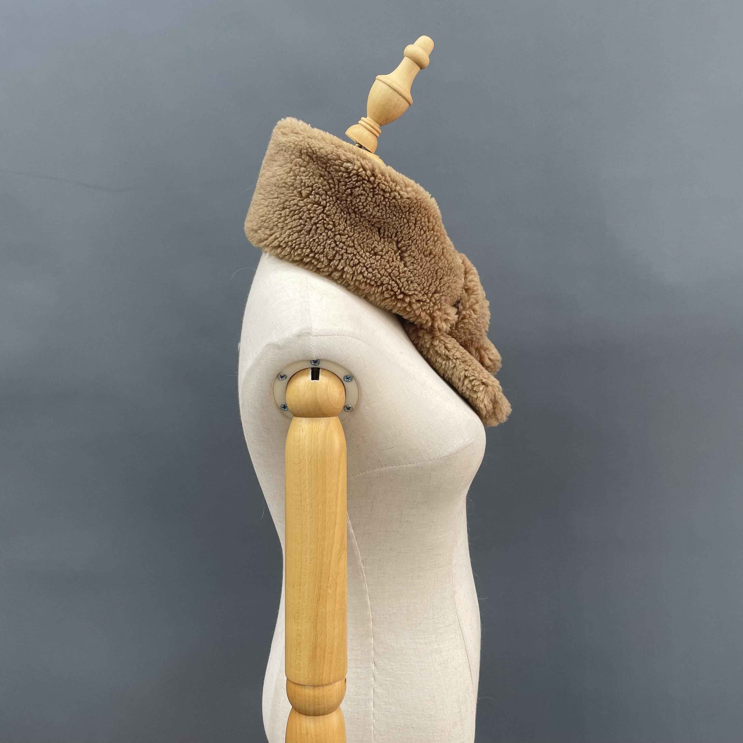 Women's Luxurious Plush Cross Sheepskin Shearling Scarf - Winter Fashion Accessory