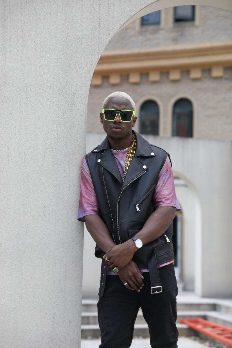 Men's Handsome Leather Vest Motorcycle Style - Janefur