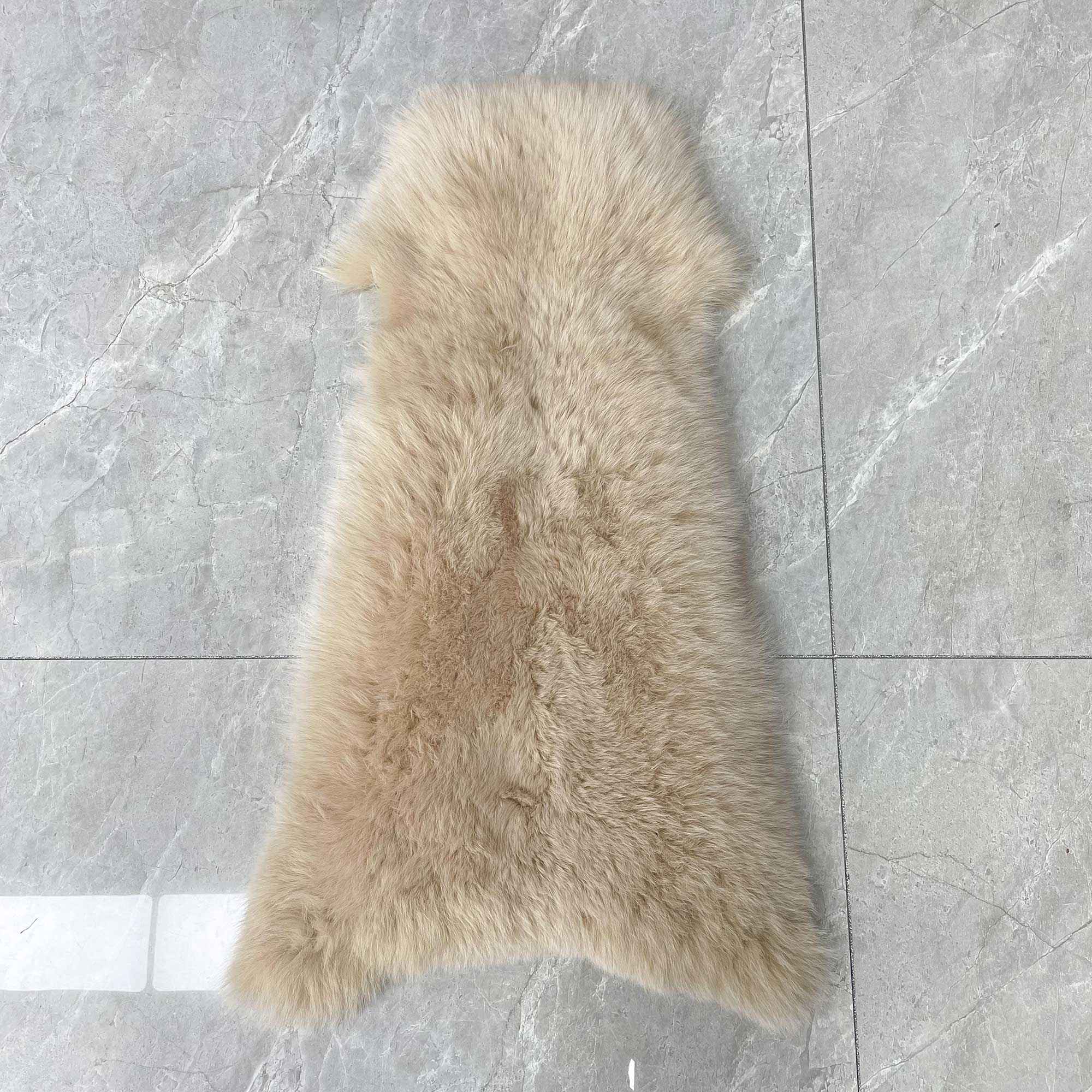 Factory Wholesale Solid Color Womens Fox Fur Thick Coat with Hood - Janefur