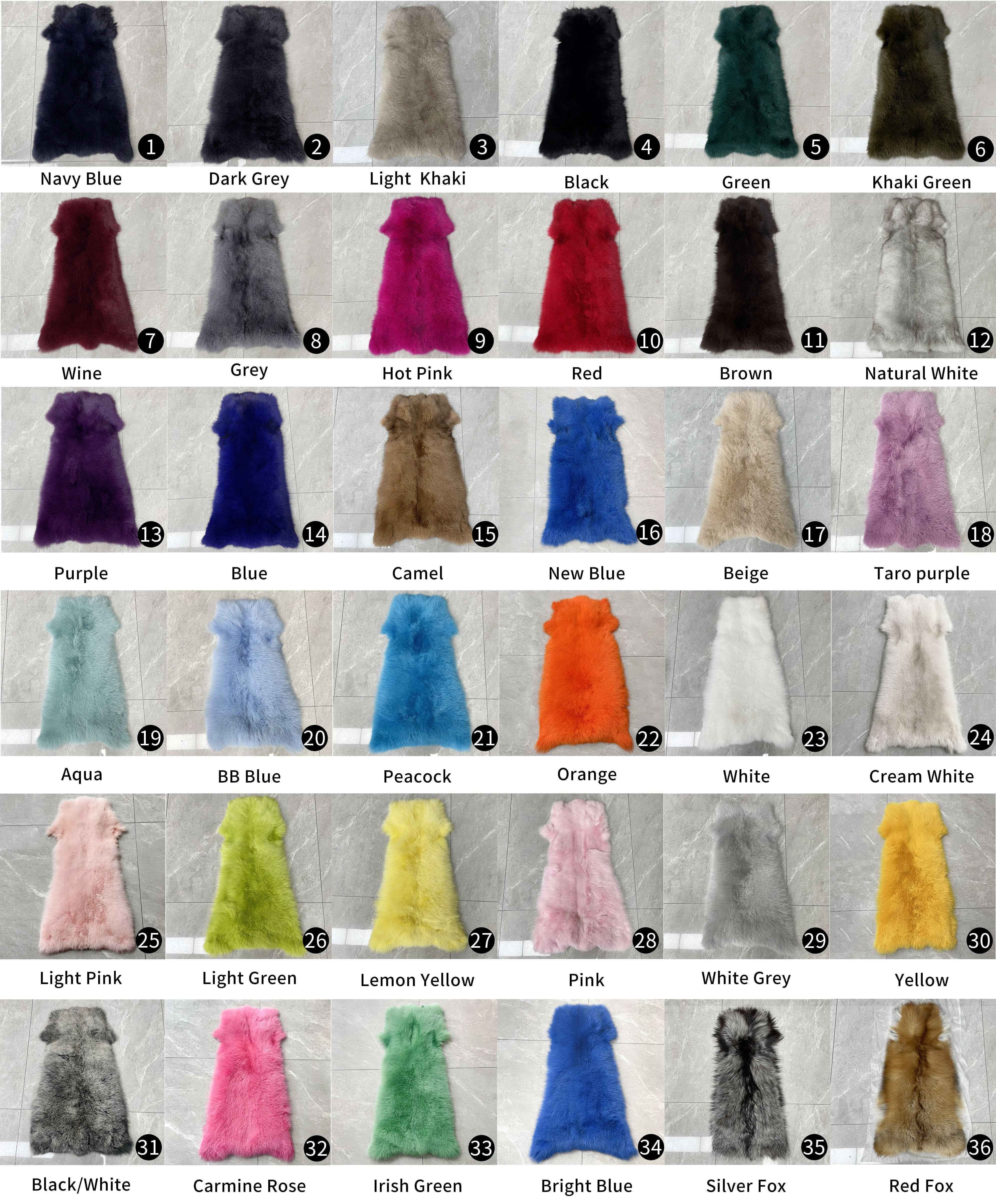 Janefur Fashion Luxury Ladies' Red & Silver Fox Fur Diagonal Stripe Short Coat Factory Wholesale #2 Other Colors (Contact us for more details)