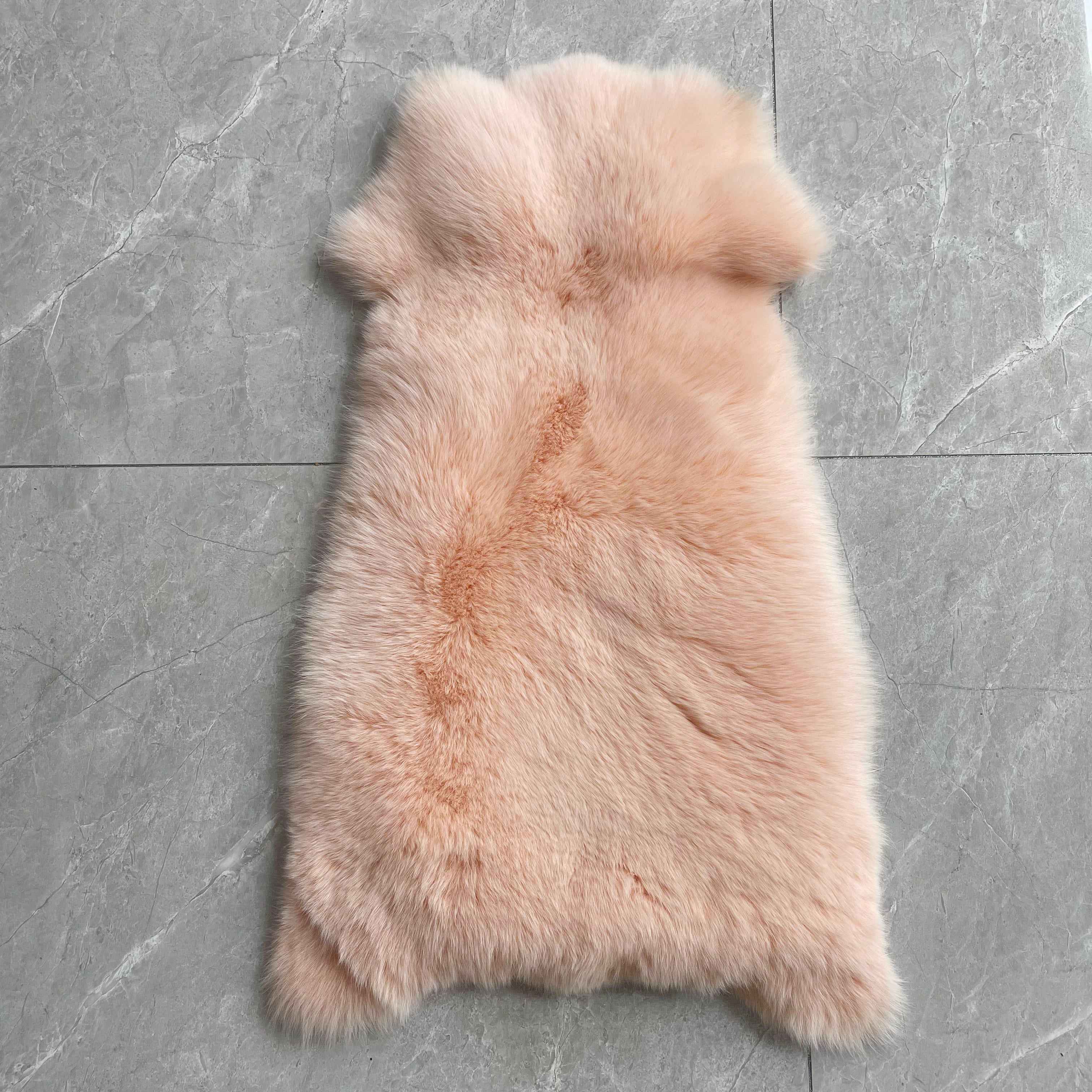 Women's Short Winter Trend Real Fox Fur Coat Solid Color Hooded