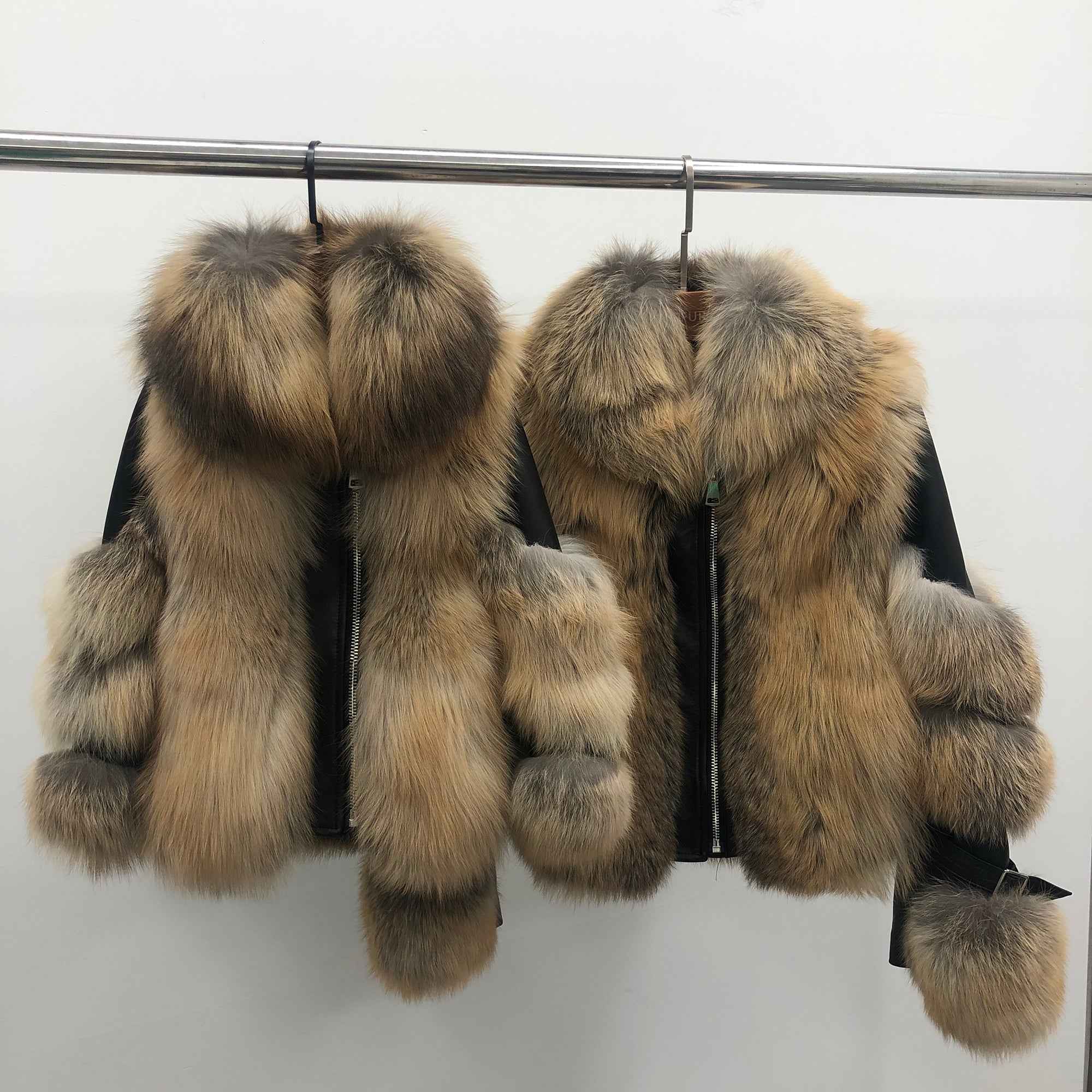 High Quality Winter Child Clothes Kid Real Fur Jackets Warm Genuine Sheepskin Kids Fox Fur Coats