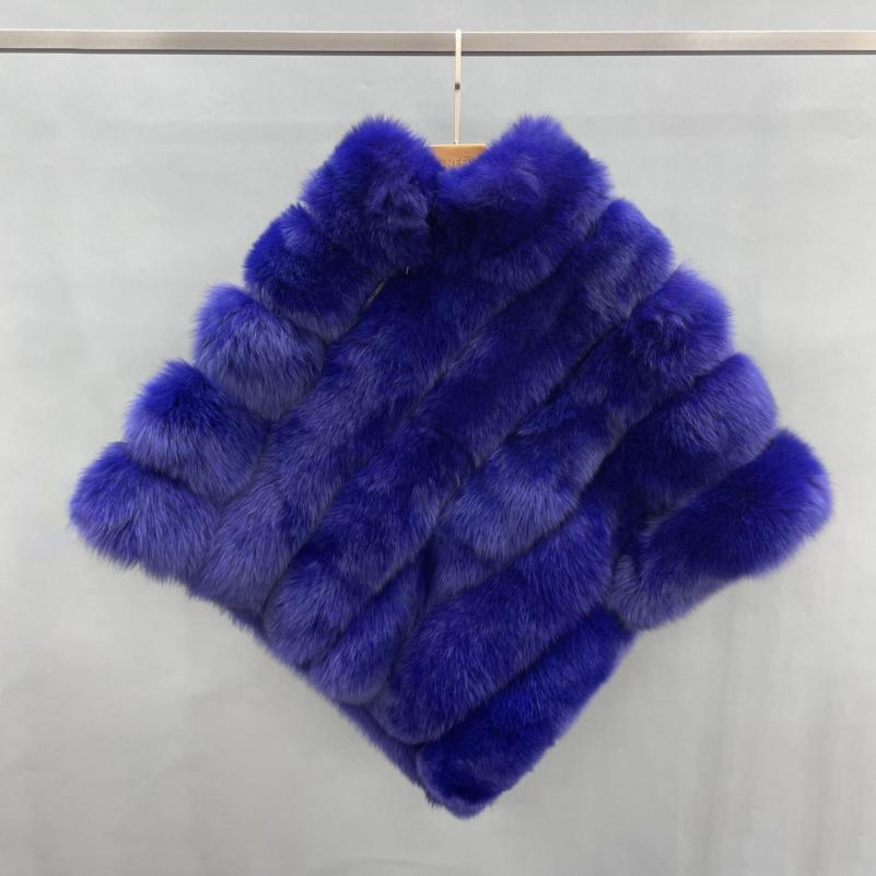 Real Fox Fur Women's Fashion Shawl - Janefur
