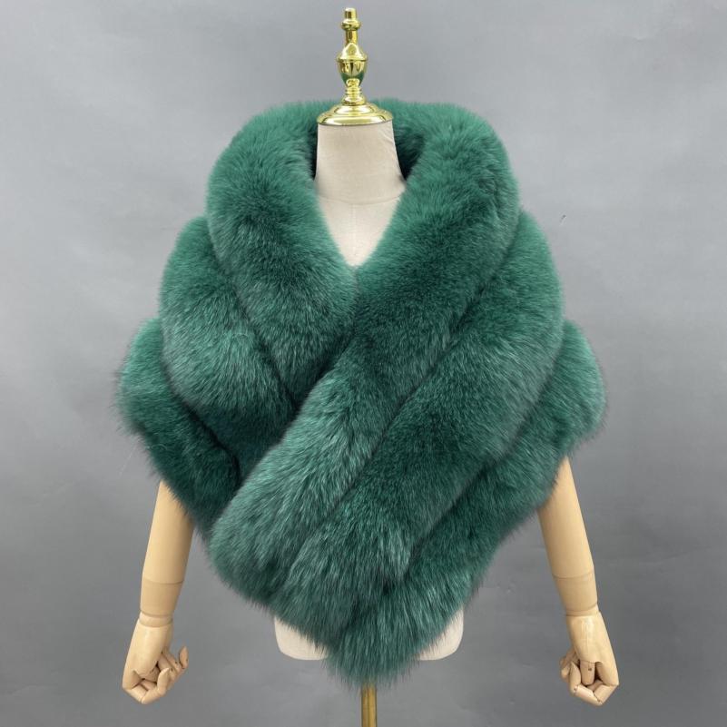 Three-Section Horizontal Stripe Cape - Janefur