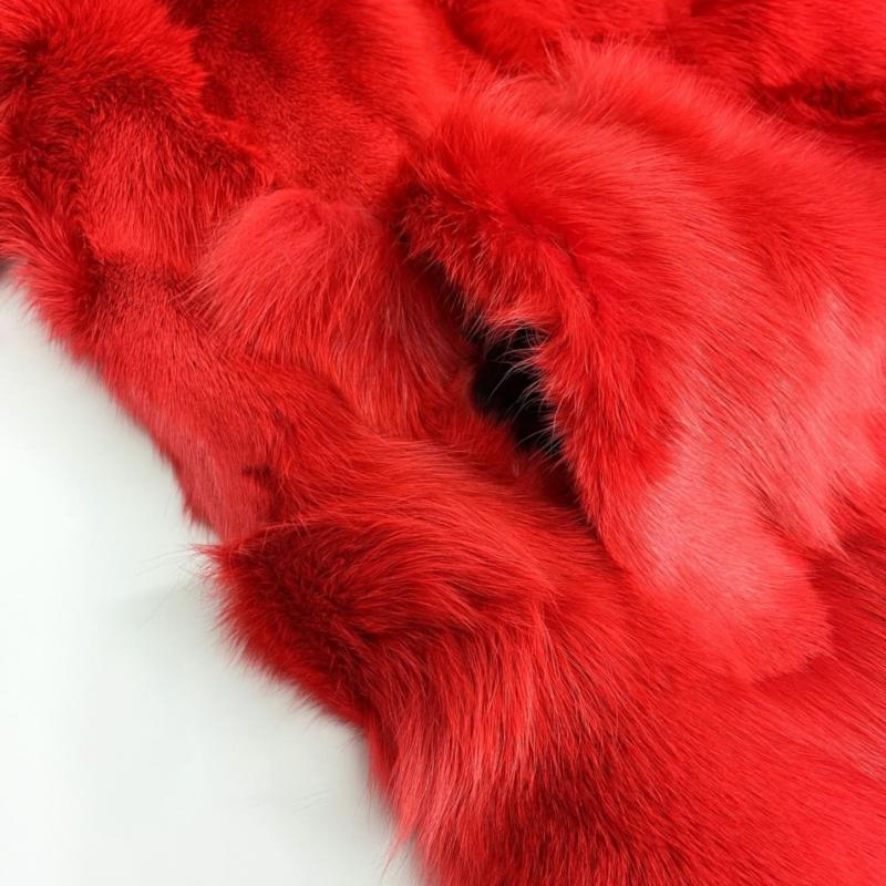 Men's Trench Coat Winter Plus Custom Size Fox Fur Jacket - Janefur