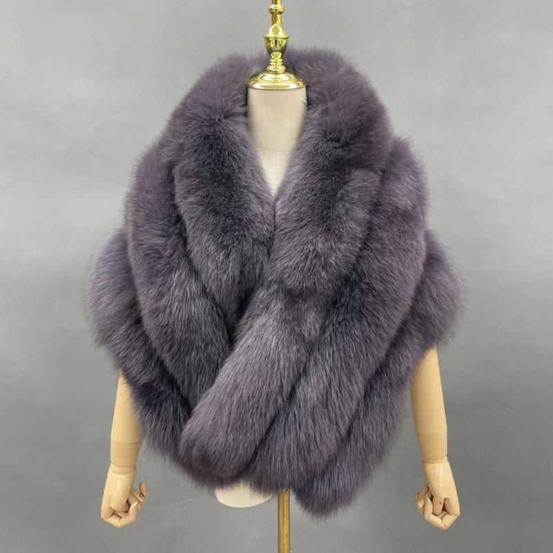 Three-Section Horizontal Stripe Cape - Janefur