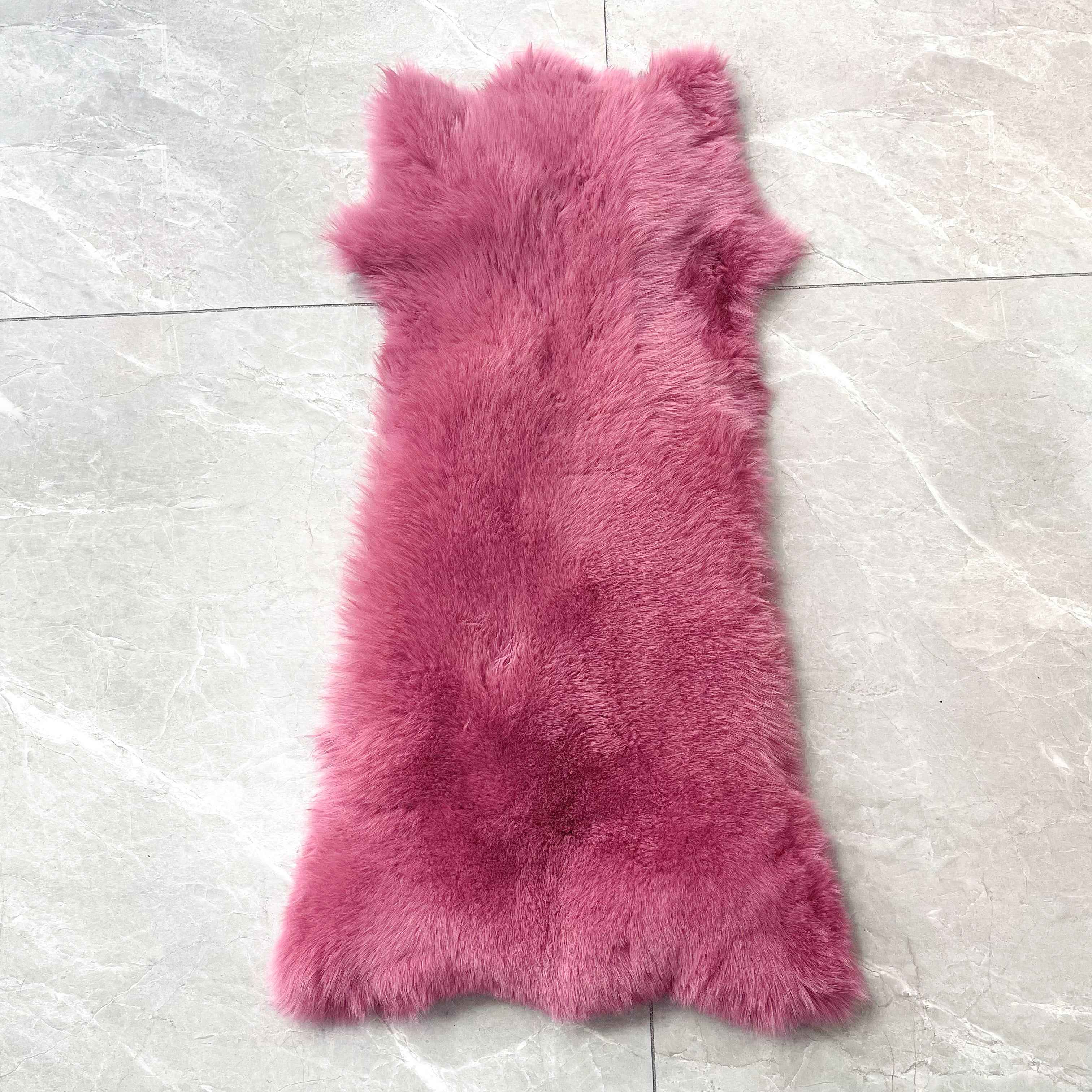 Women's Short Winter Trend Real Fox Fur Coat Solid Color Hooded