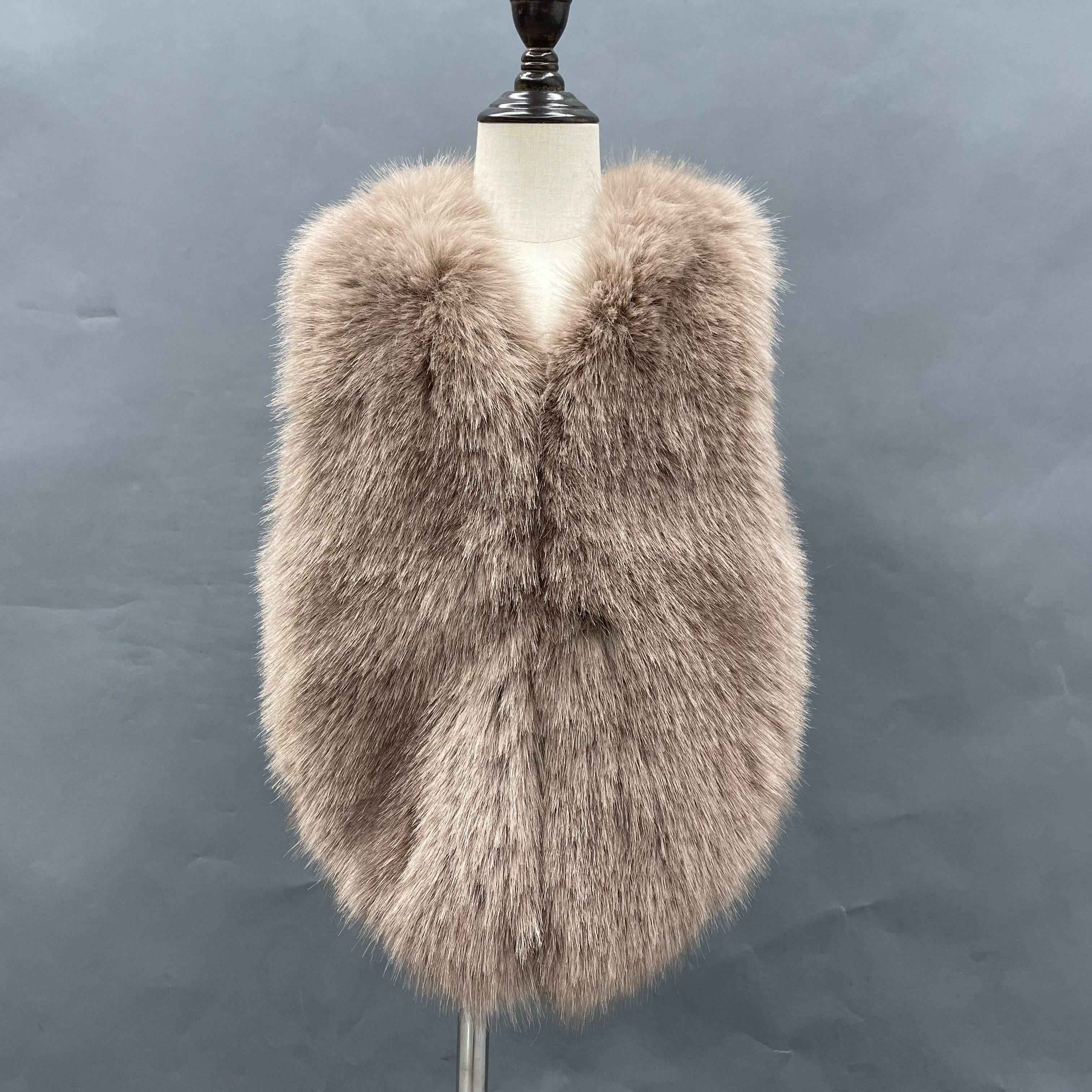 Baby Autumn Winter Vest Waistcoat Children Fur Vest Boys Girls Kids Faux Fur Vest