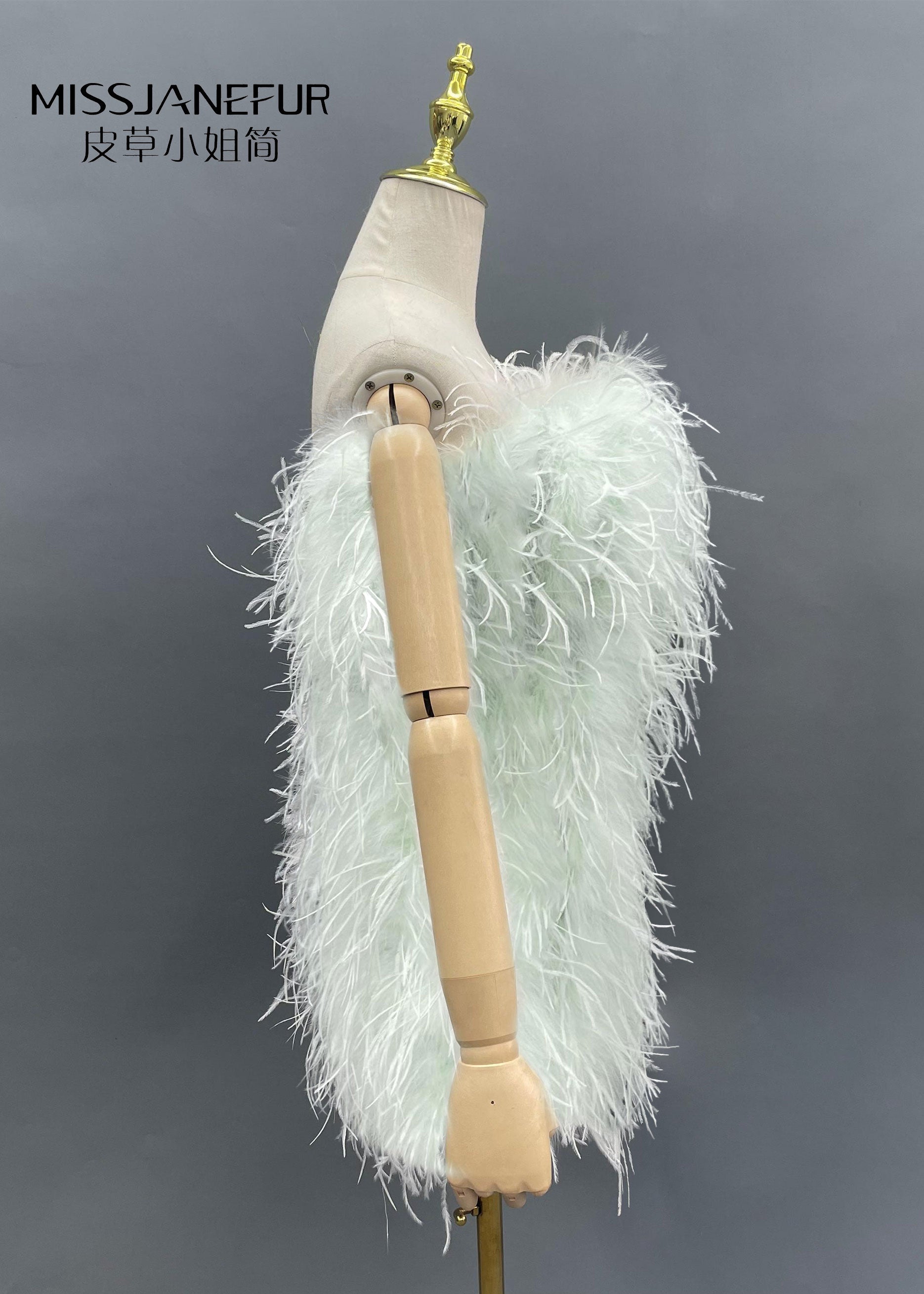 Missjanefur PartyBanquet Ostrich Fur Skirt - Janefur