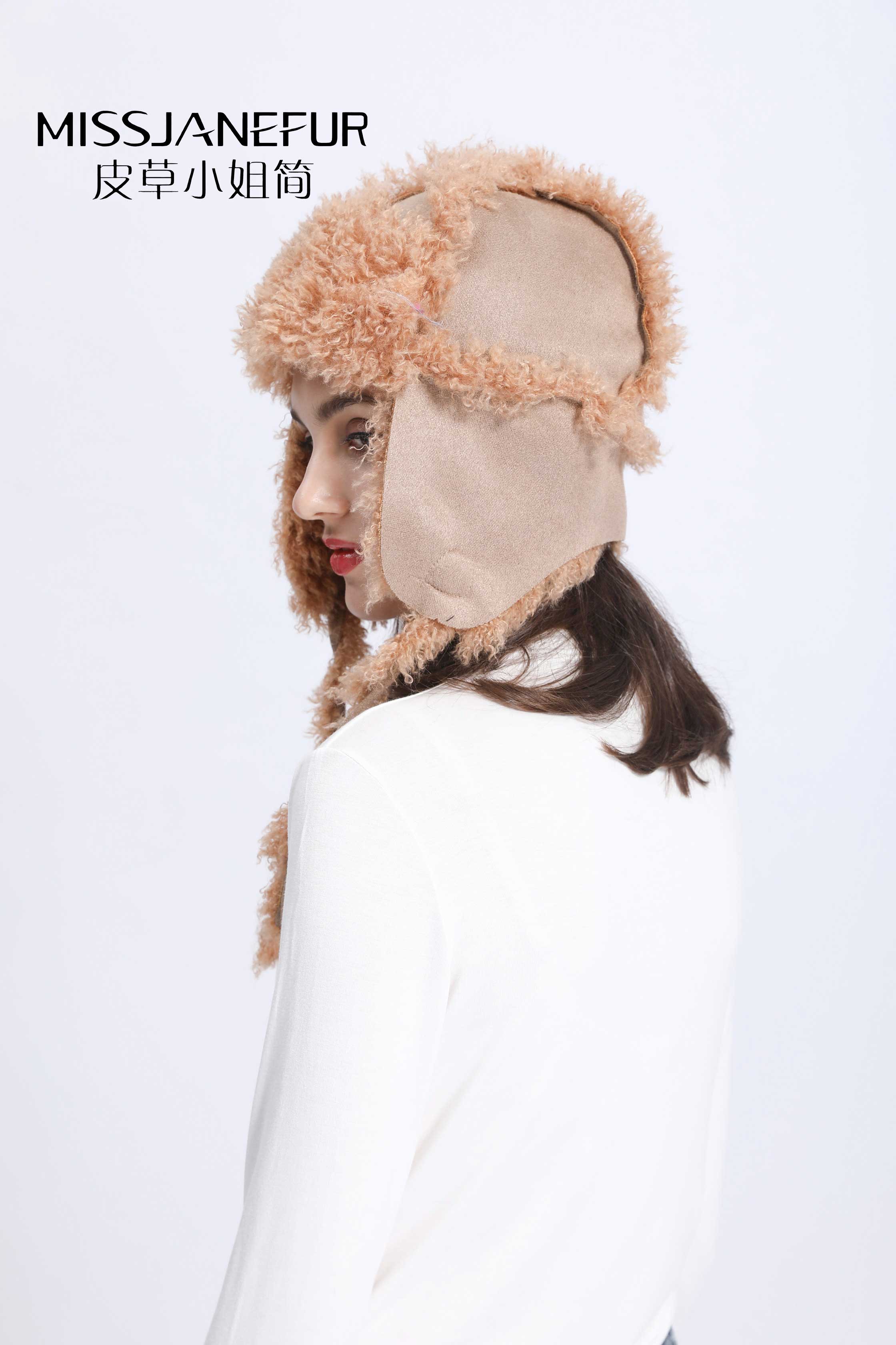 Missjanefur Faux Lamb Fur Skull Caps - Janefur