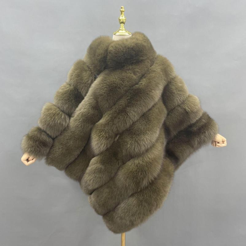Real Fox Fur Women's Fashion Shawl - Janefur