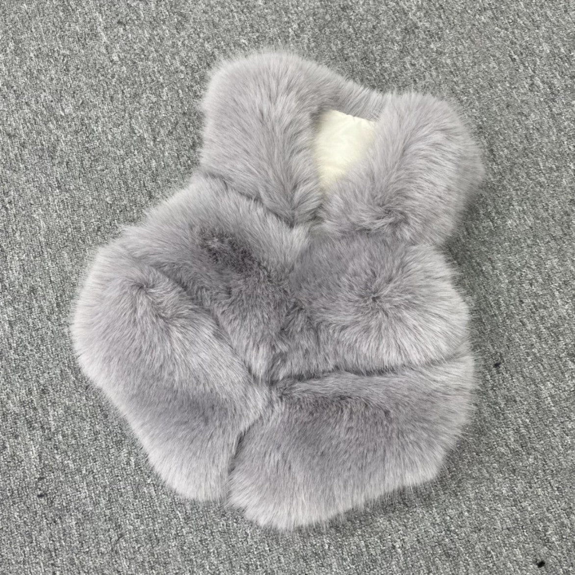 Pink Eco-friendly Fur Fake Fur Kids Vest - Janefur