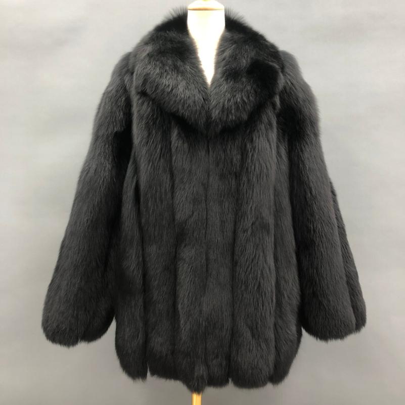 Winter And Spring Men's Luxury Fur Fox Fur Jacket - Janefur