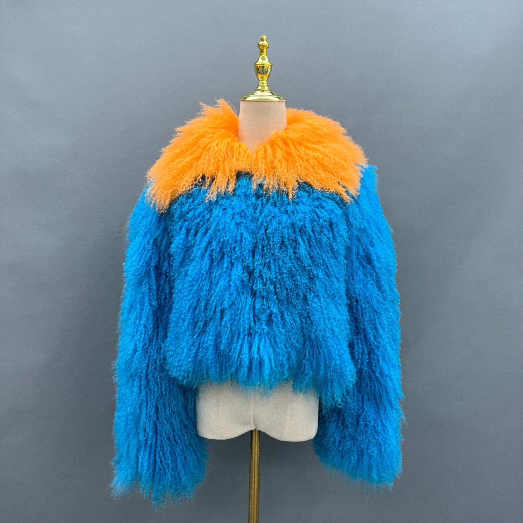 Women's New Colorful Lamb Fur Short Jacket - Janefur
