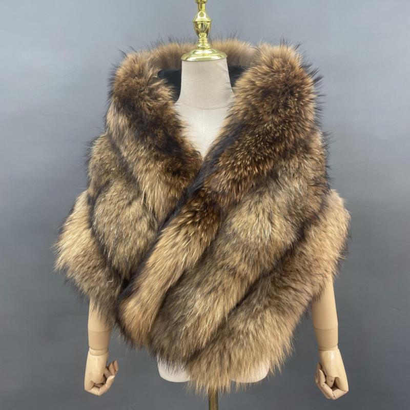 Three-Section Horizontal Stripe Cape - Janefur