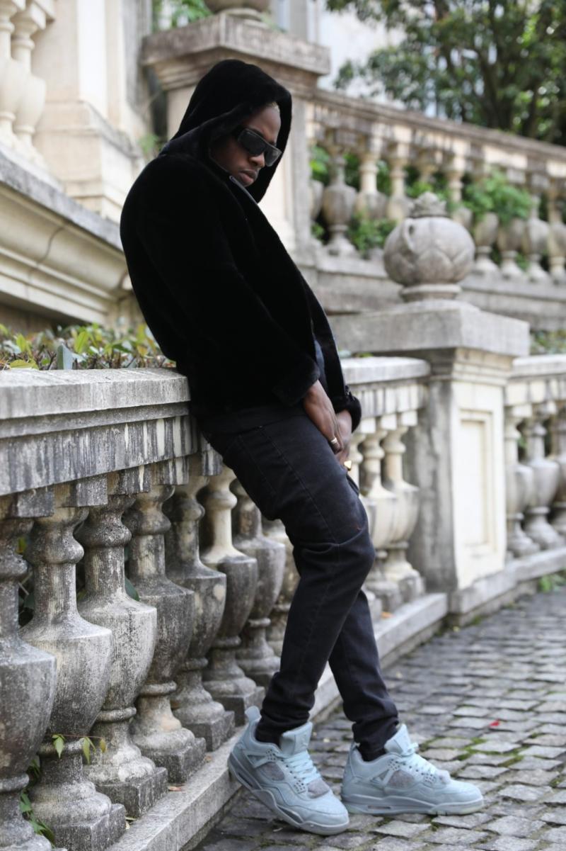 Men's Mink Fur Coat With a Hood - Janefur