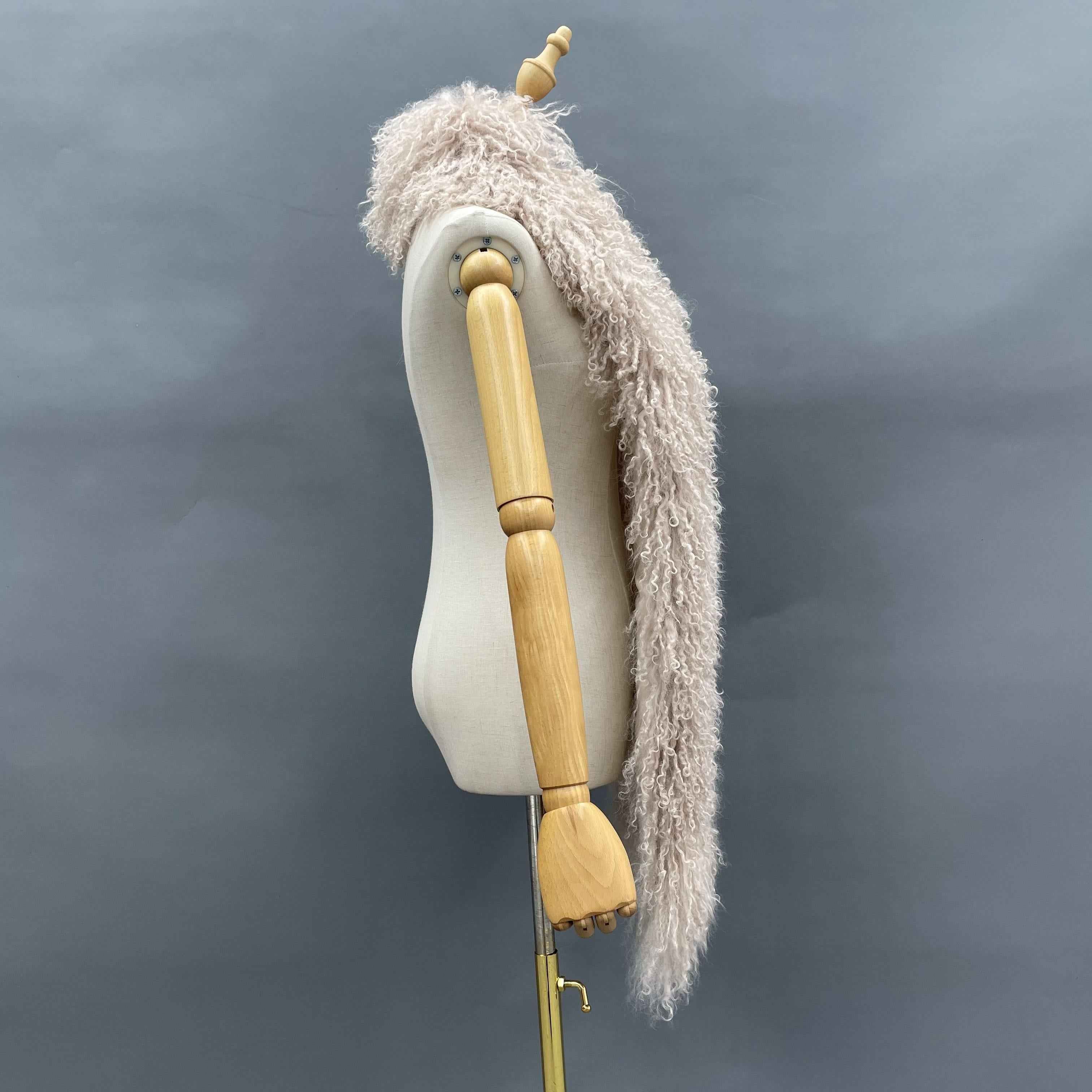 Women's Luxurious Tibetan Lamb Wool Scarf - Winter Fashion Accessory