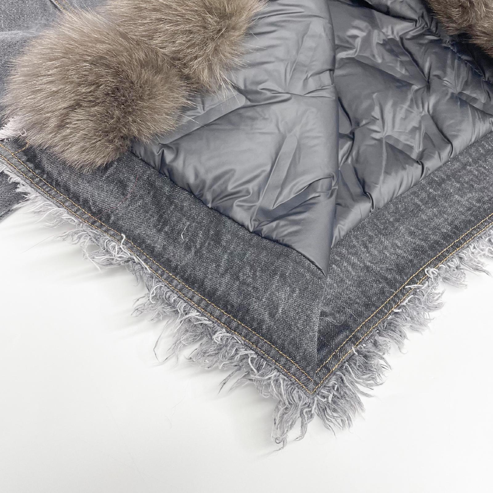 Women's Down Jacket With Real Large Fox Fur Collar Luxurious Coat For Winter Fluffy Jacket - Janefur