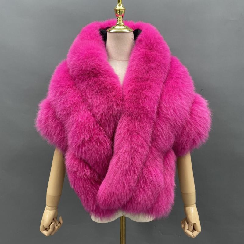 Three-Section Horizontal Stripe Cape - Janefur