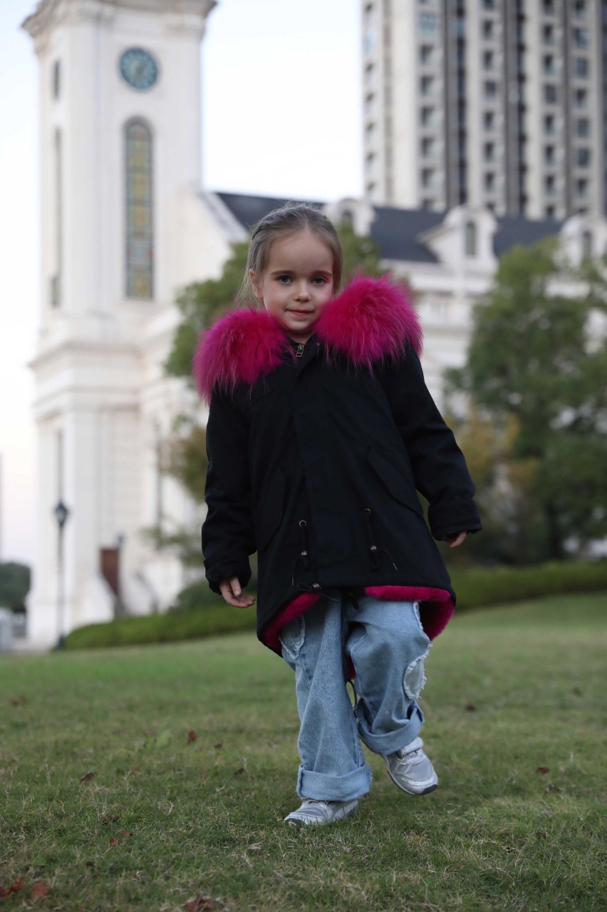 Kid's Windproof and Warm Trendy Parka - Janefur